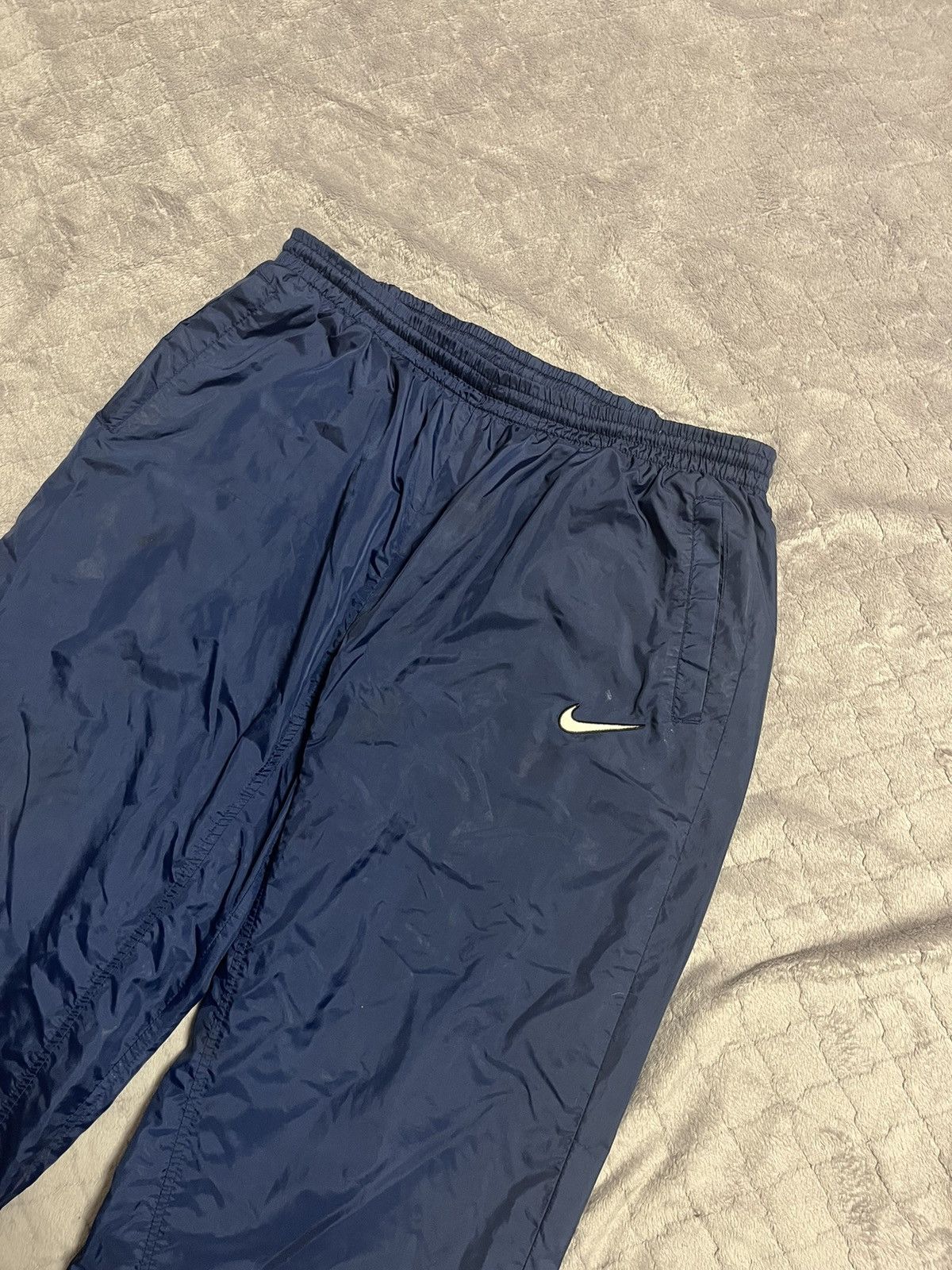 Nike × Vintage 💥Vintage Drill 90s Nike Nylon Pants Size US 36 / EU 52 - 2 Thumbnail