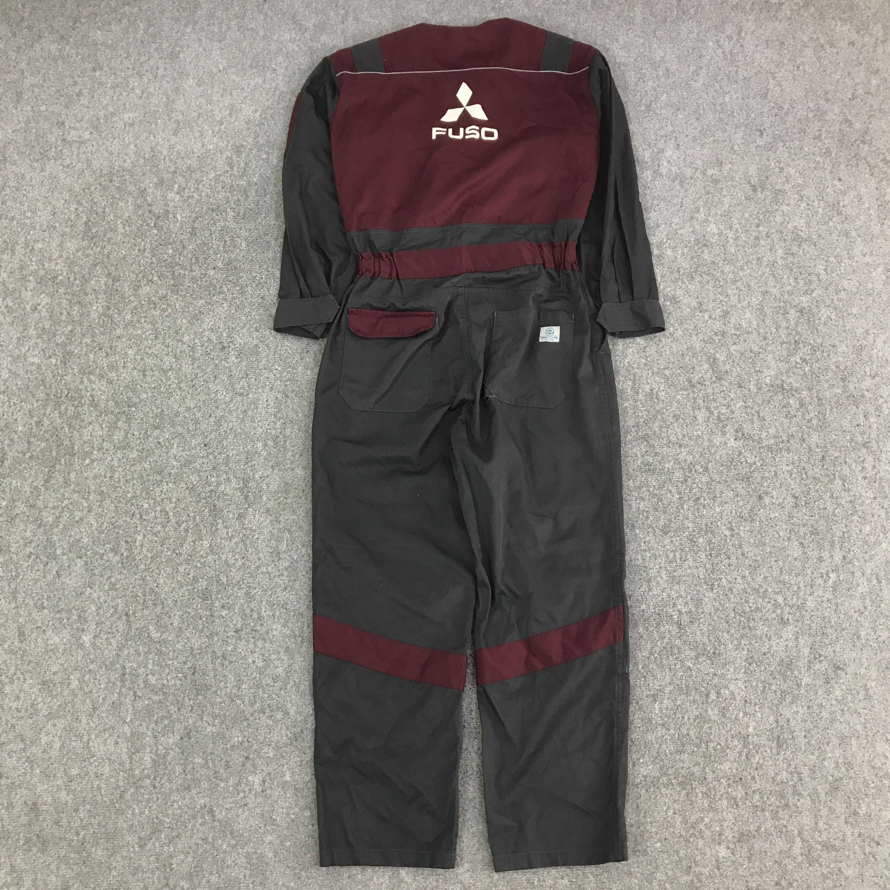 Japanese Brand FUSO MITSUBSHI RACING COVERALL JACKET K121B9 Size US M / EU 48-50 / 2 - 1 Thumbnail