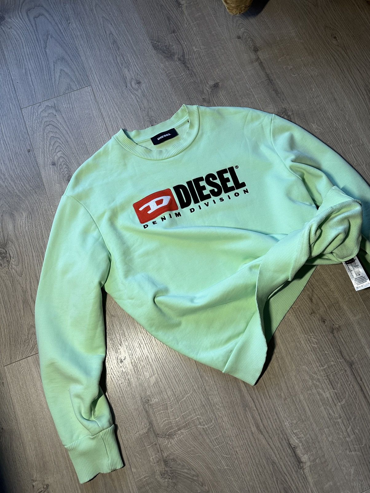 Diesel Diesel Vintage Denim Division Sweatshirt Avant Garde Size US L / EU 52-54 / 3 - 6 Thumbnail