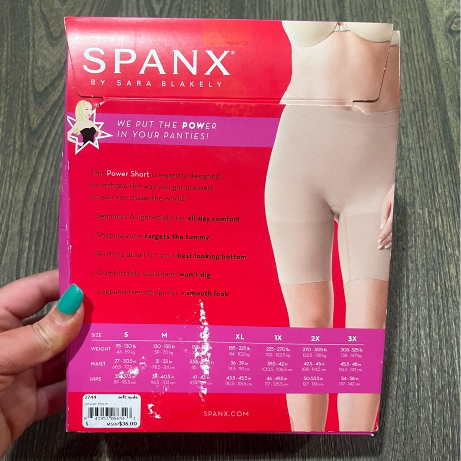 Spanx NWT Spanx Power Shorts 6" Seamless Ultra Soft Shapewear Sz S Size ONE SIZE - 4 Thumbnail