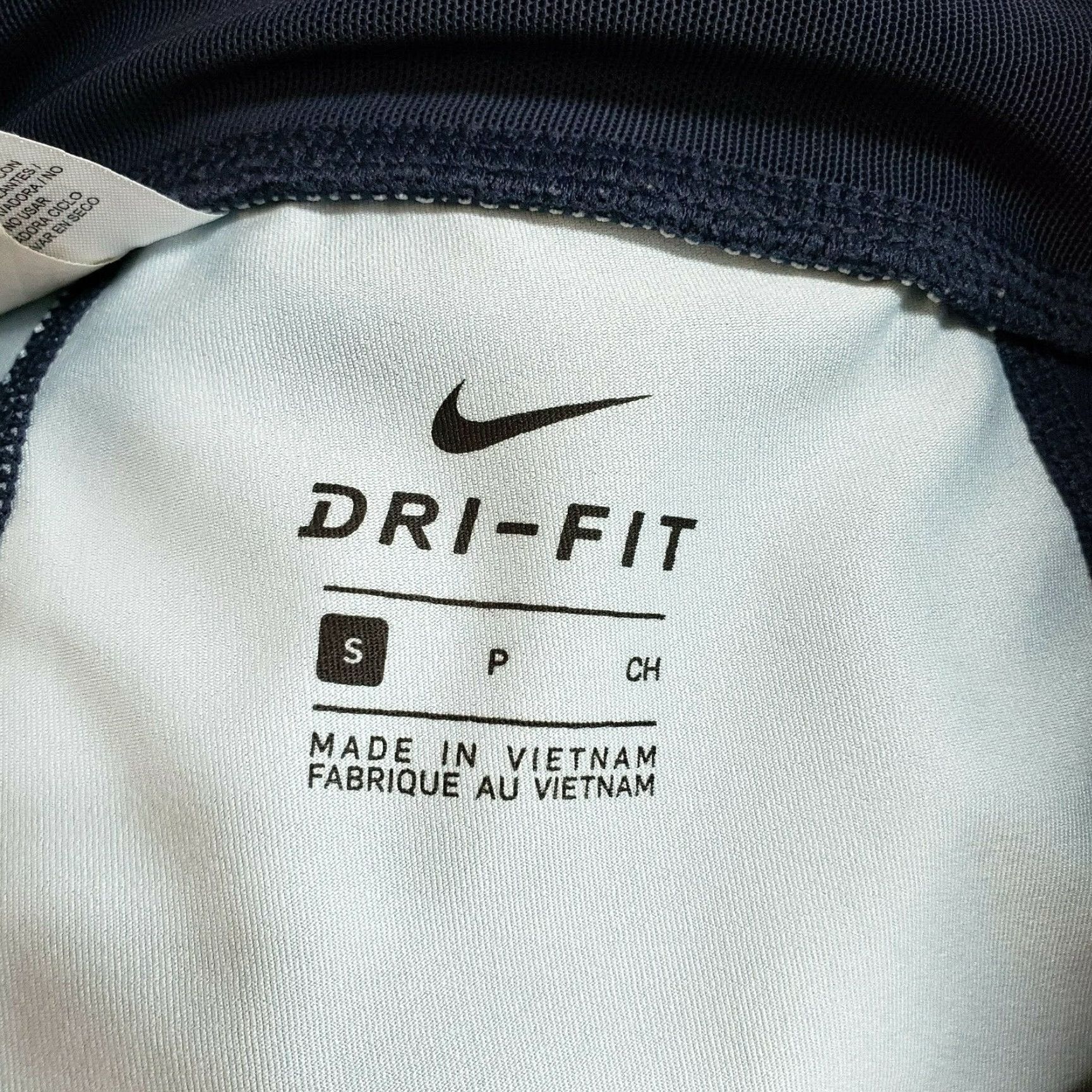 Nike Nike Womens Power Crop Leggings Sz Small Blue Zip Pocket Mid Rise Size 28" / US 6 / IT 42 - 6 Thumbnail