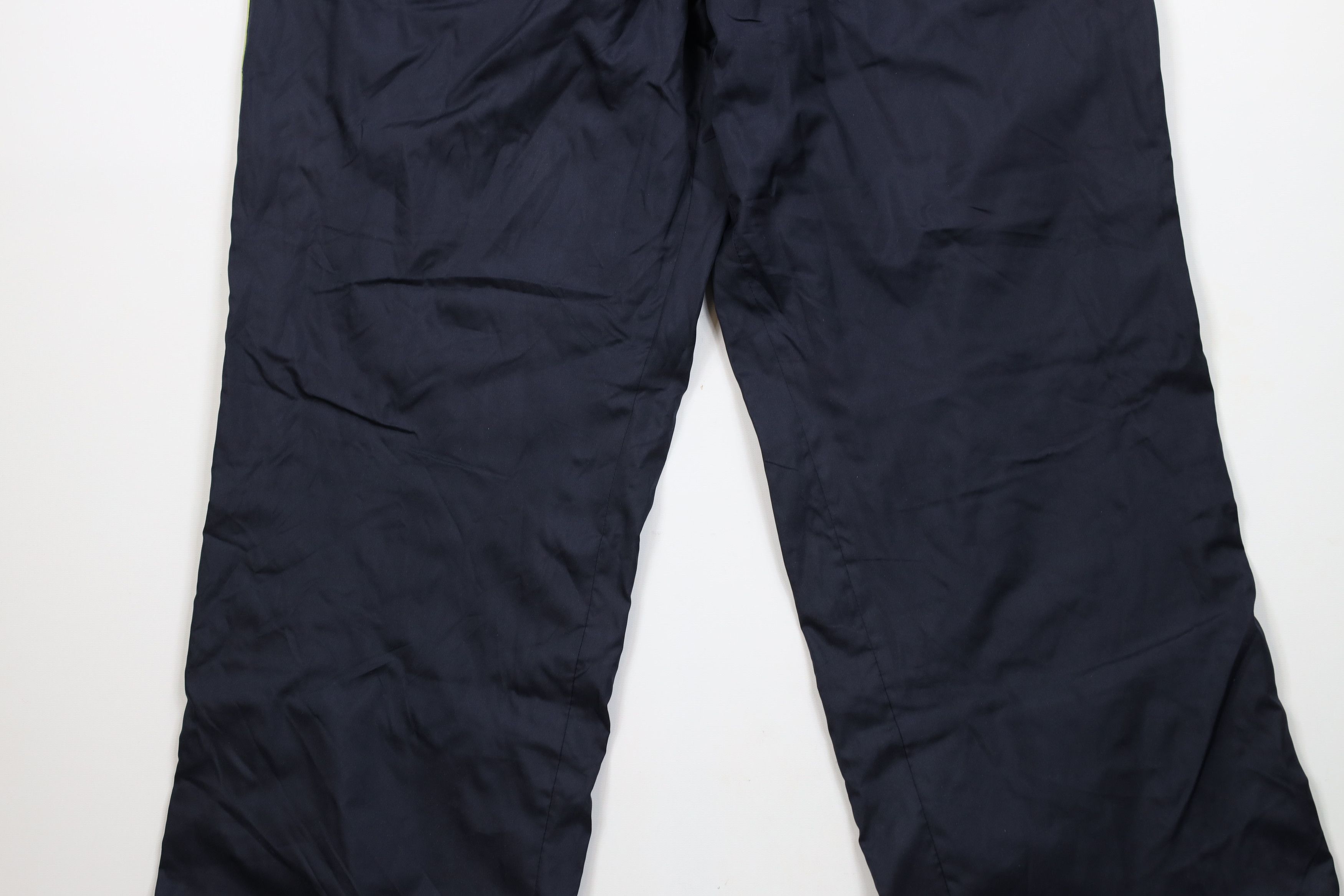 Vintage Vintage 90s Y2K Streetwear Wide Leg Windbreaker Pants Blue Size US 38 / EU 54 - 3 Thumbnail