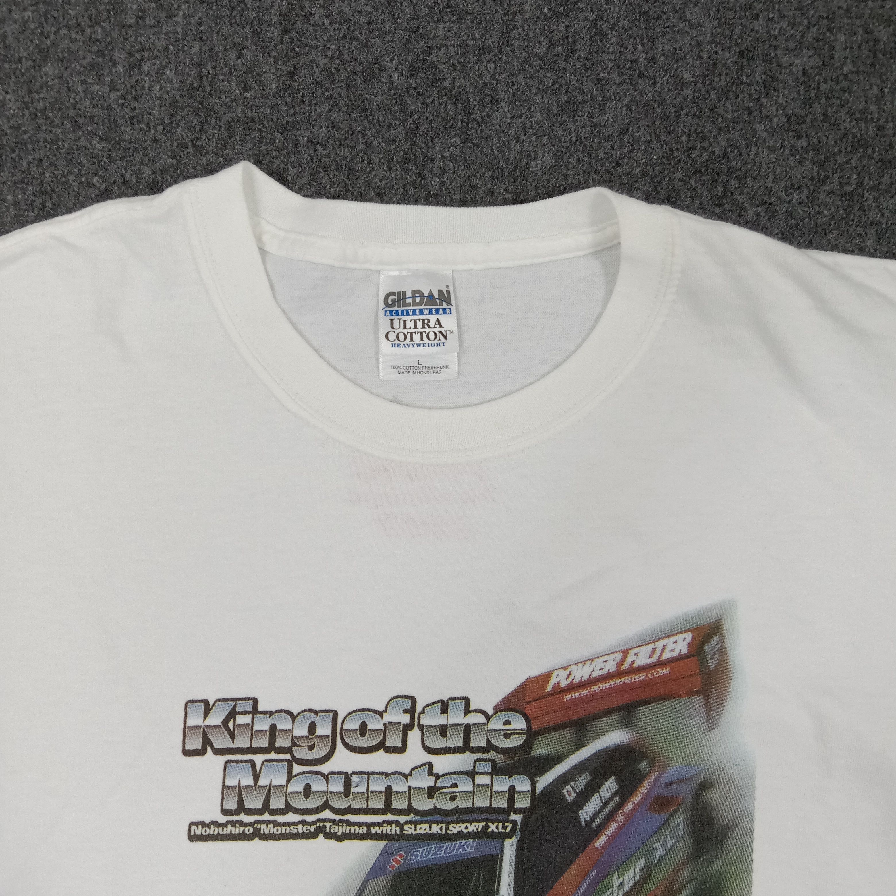 Vintage Monster Suzuki Sports King Of The Mountain Racing Car Tshirt Size US L / EU 52-54 / 3 - 3 Thumbnail