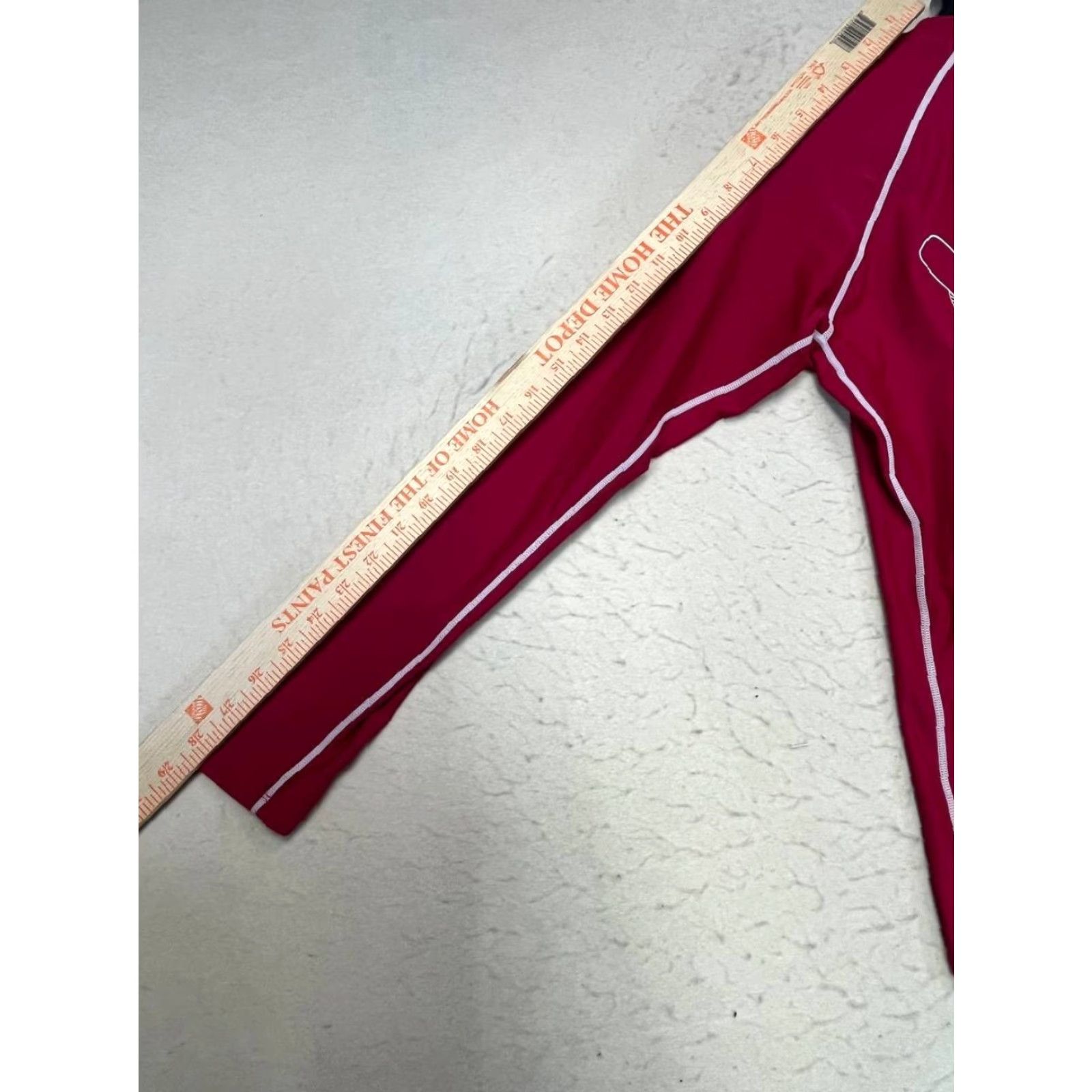 Vintage Tuga Red Rashguard Long Sleeve Sunwear Top M Medium Unisex Adults Nylon Lycra Solid Blouse State Junior Lifeguard Size M / US 6-8 / IT 42-44 - 5 Thumbnail