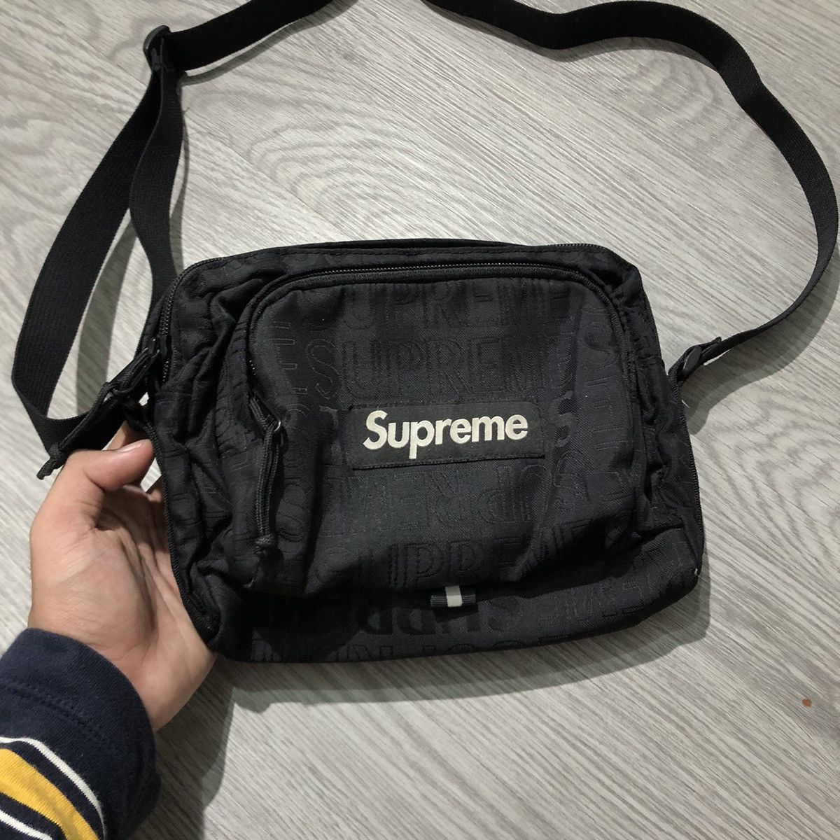 Supreme Supreme Small Shoulder Bag Black (SS17) | Grailed