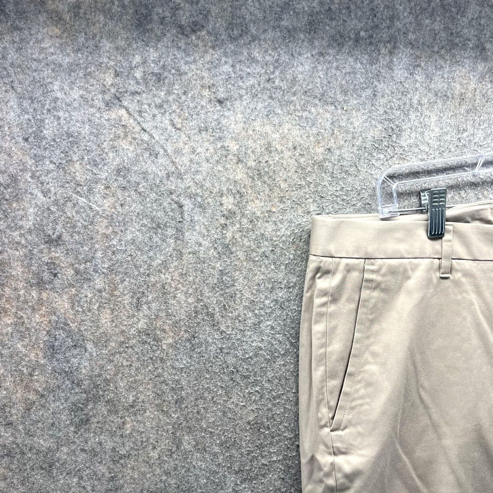 Bonobos Bonobos Pants Mens Slim Chino Flat Front Stretch Casual Khaki Beige 35x30 Tan Pockets Size US 35 - 6 Thumbnail