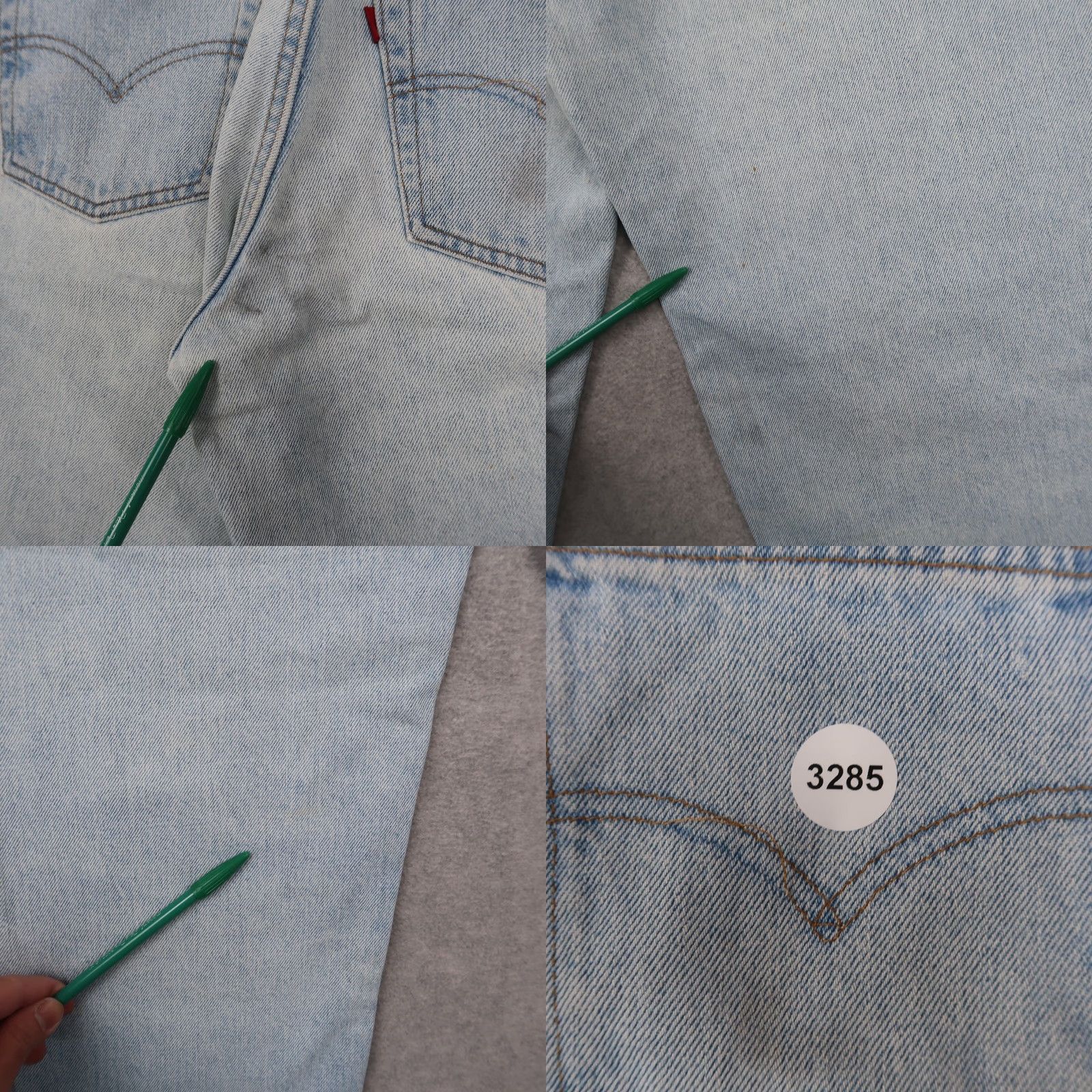 Levi's VINTAGE Levi's 550 Jeans 32x32 Blue Denim Relaxed Fit 90s USA Made Mens Pants Size US 32 / EU 48 - 10 Thumbnail