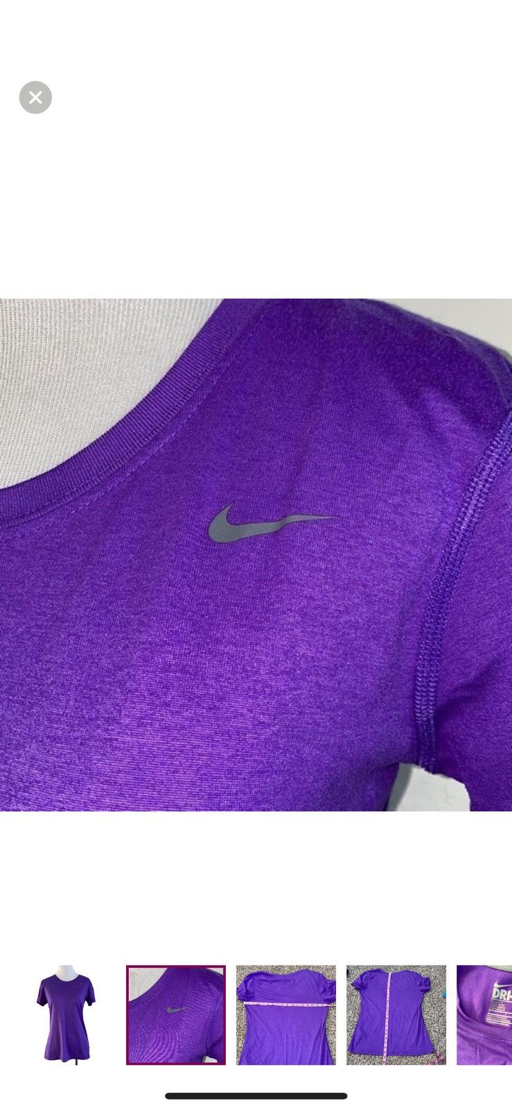 Nike Nike small dri fit regular fit athletic tee Size S / US 4 / IT 40 - 4 Thumbnail