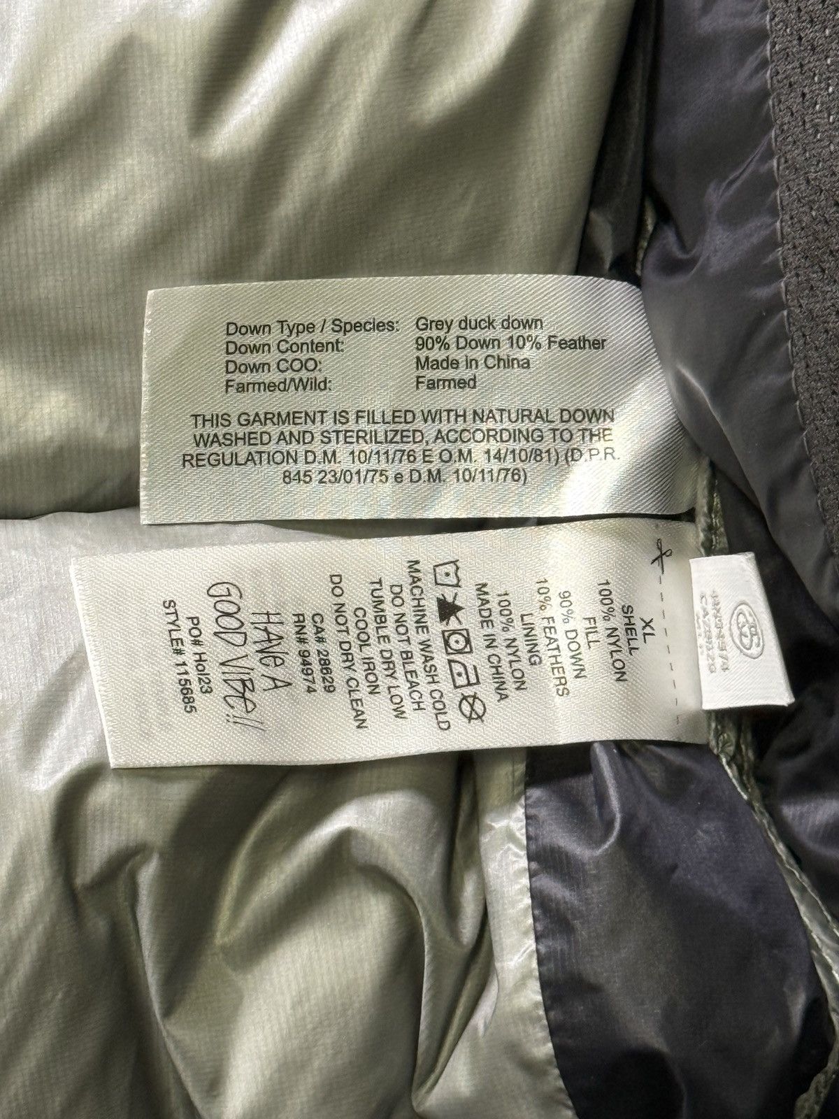 Stussy Stüssy Micro Ripstop Down Parka (Phantom Black) Size US XL / EU 56 / 4 - 10 Thumbnail