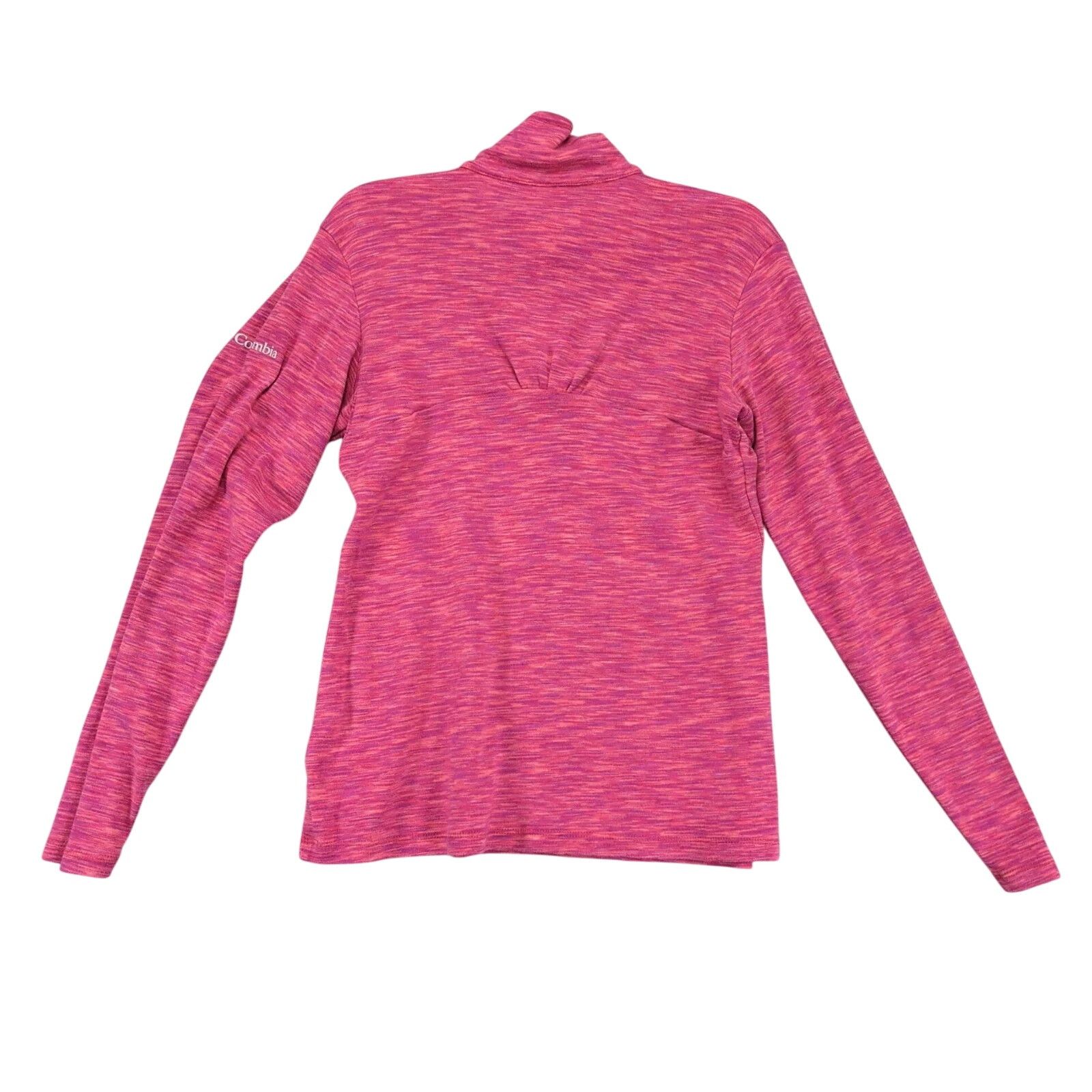 Columbia Columbia 1/4 Zip OuterSpaced Pink Pullover Womens M Long Slv Size M / US 6-8 / IT 42-44 - 2 Thumbnail