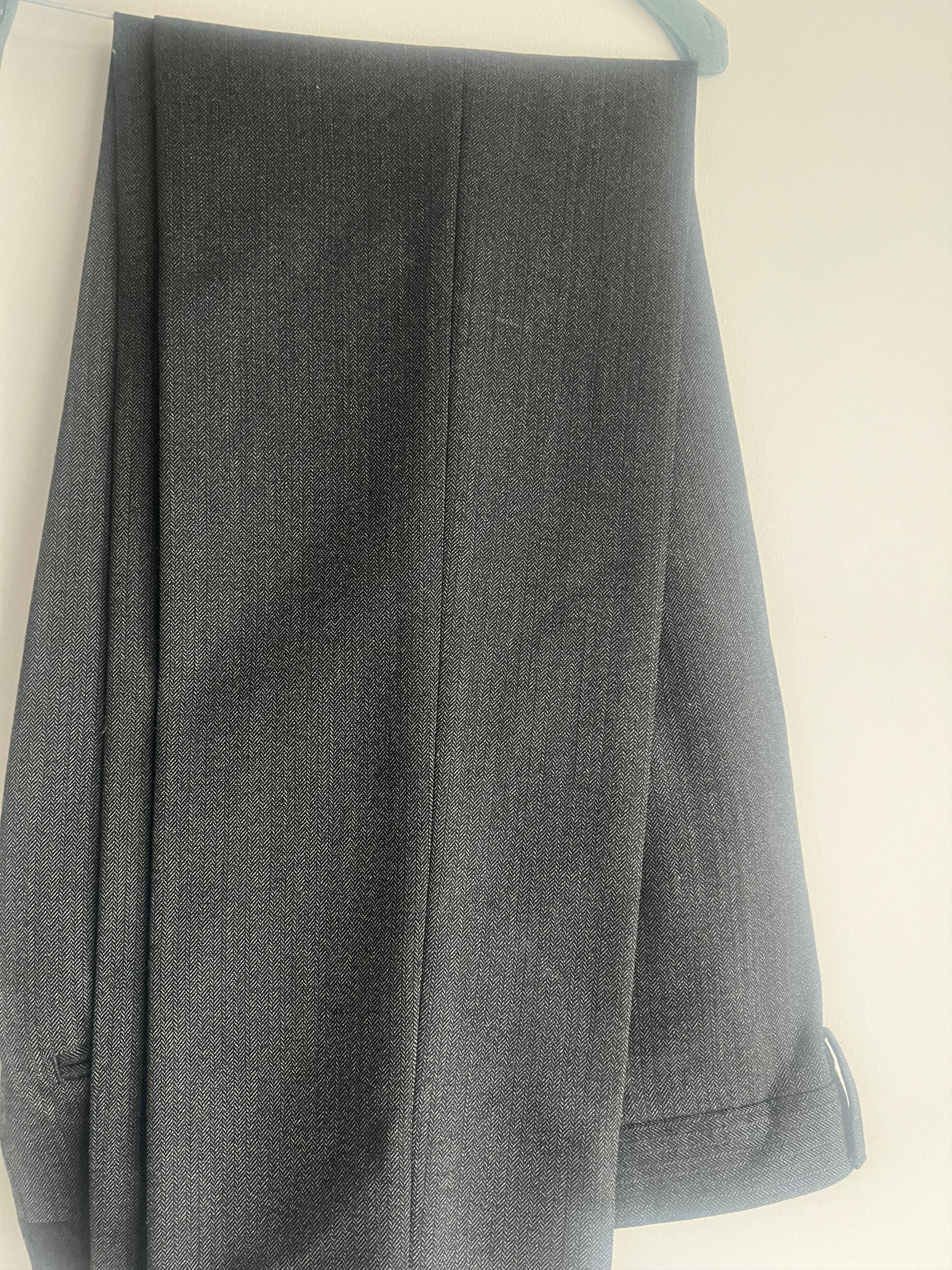 Burberry Burberry 100% Wool Grey Trousers 46R Size US 30 / EU 46 - 3 Thumbnail