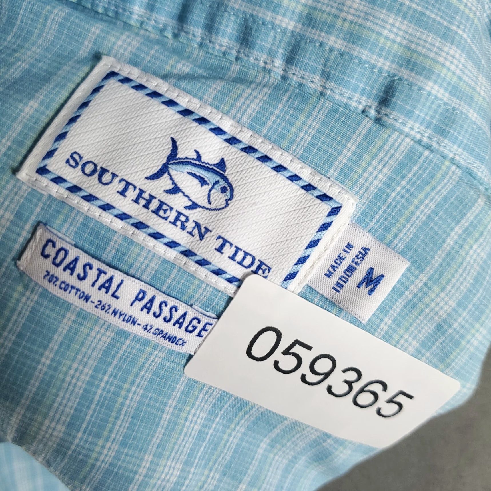Southern Tide Southern Tide Blue Plaid Button-Up Shirt Mens Medium Long Sleeve Casual Classic Size US M / EU 48-50 / 2 - 7 Thumbnail