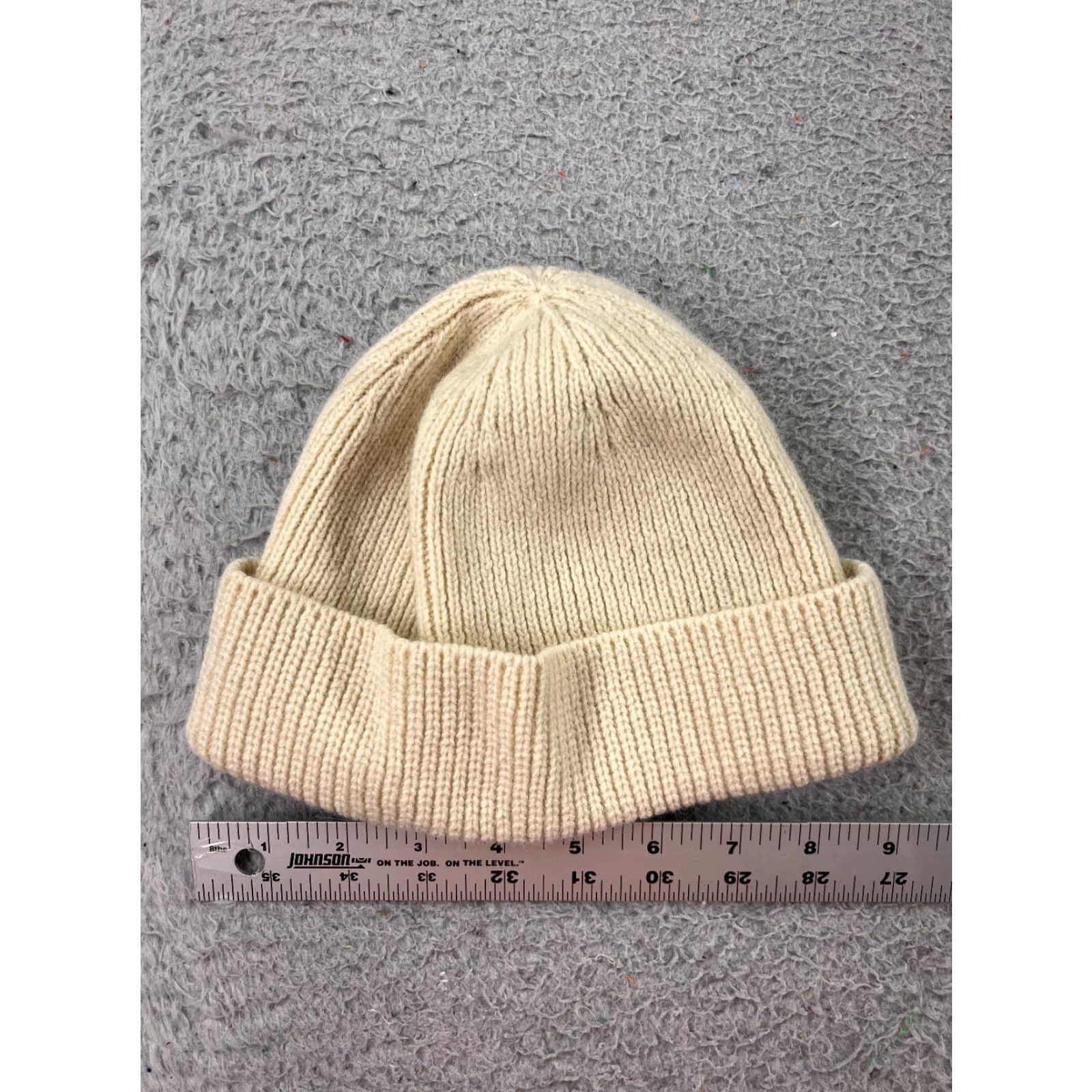 Doublet Override Beanie Womens One Size Ivory Alpaca Knit Ski Hat Size ONE SIZE - 2 Thumbnail