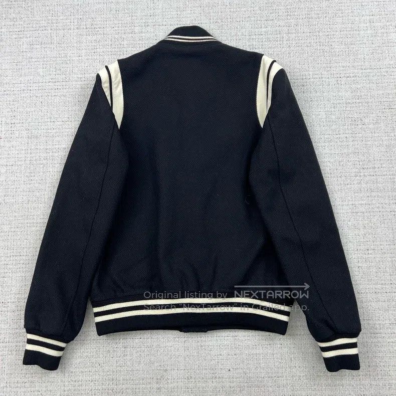 Saint Laurent Paris Saint Laurent Paris Striped Casual Single Breasted Bomber Size US S / EU 44-46 / 1 - 3 Thumbnail