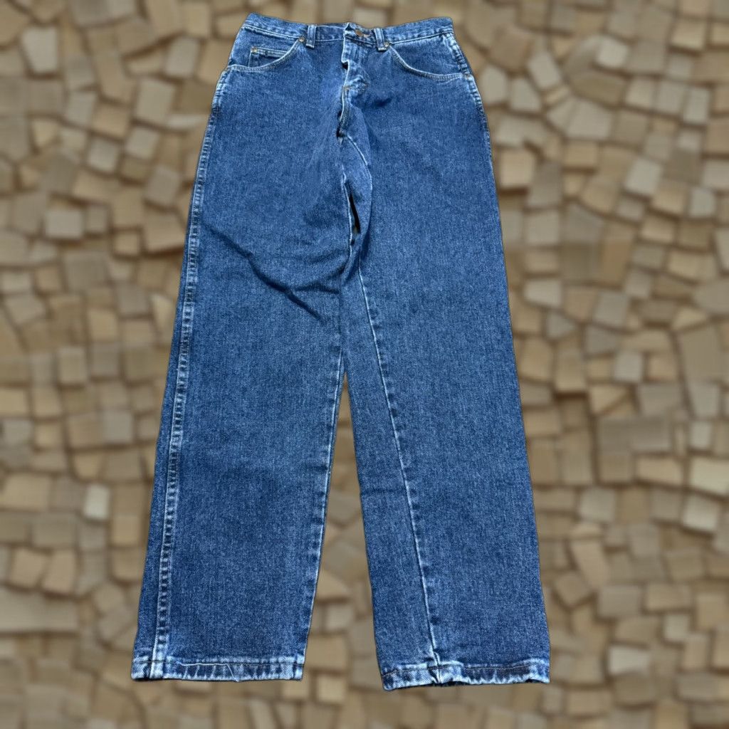 Wrangler Wrangler Jeans Men's 30x32 Blue Denim Straight Leg Jeans 5-Pocket Regular Rise Inseam 32" Cotton Denim Size US 30 / EU 46 - 1 Thumbnail