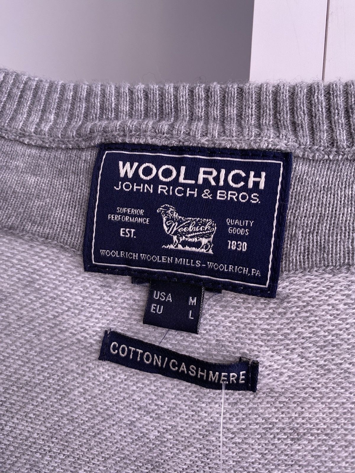 Vintage Vintage Woolrich long sleeve Cardigan sweatshirt Size US L / EU 52-54 / 3 - 4 Thumbnail