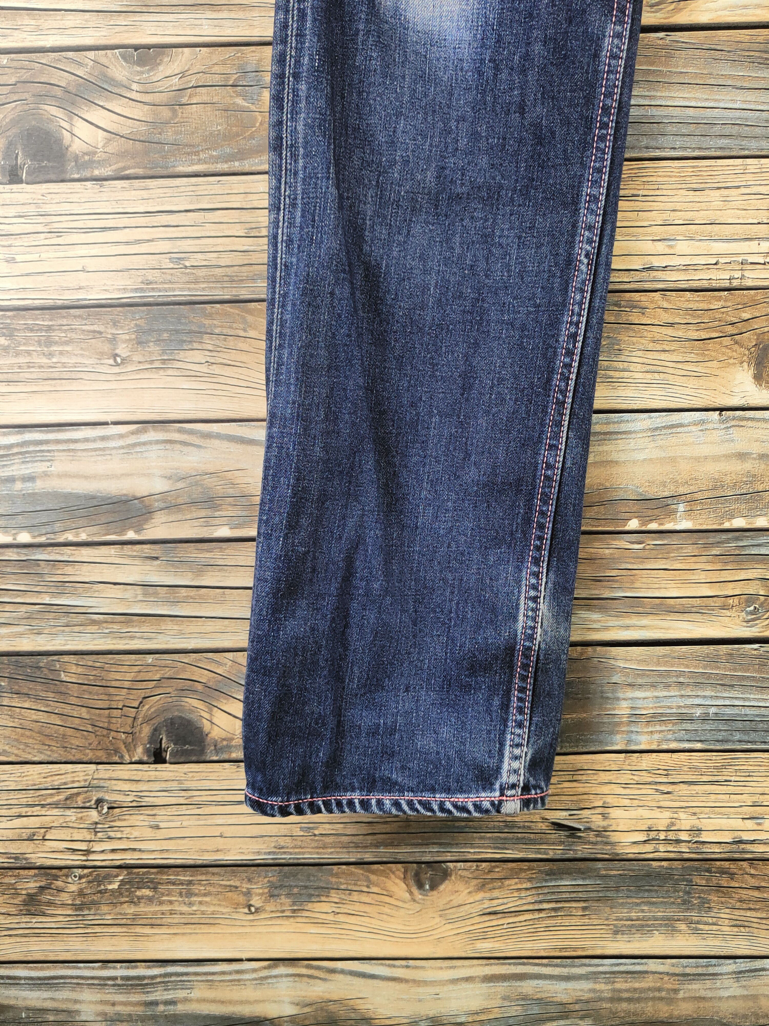 Levi's 502 Levi's Dark Blue Distressed Ripped Jeans #S2812 Size US 31 - 4 Thumbnail