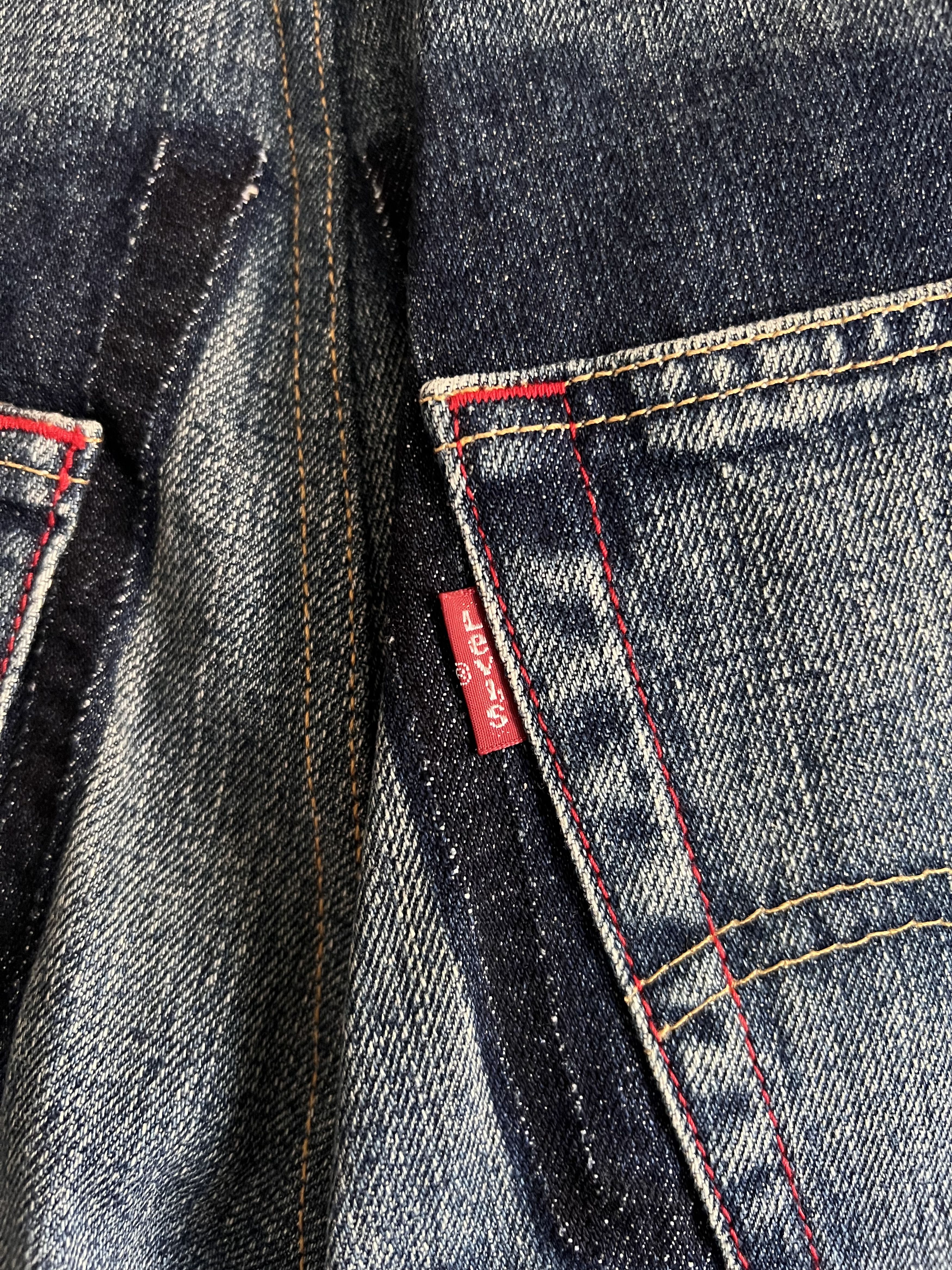 Comme des Garcons Levi's Junya Watanabe Double Knee Denim Jeans Size US 34 / EU 50 - 6 Thumbnail