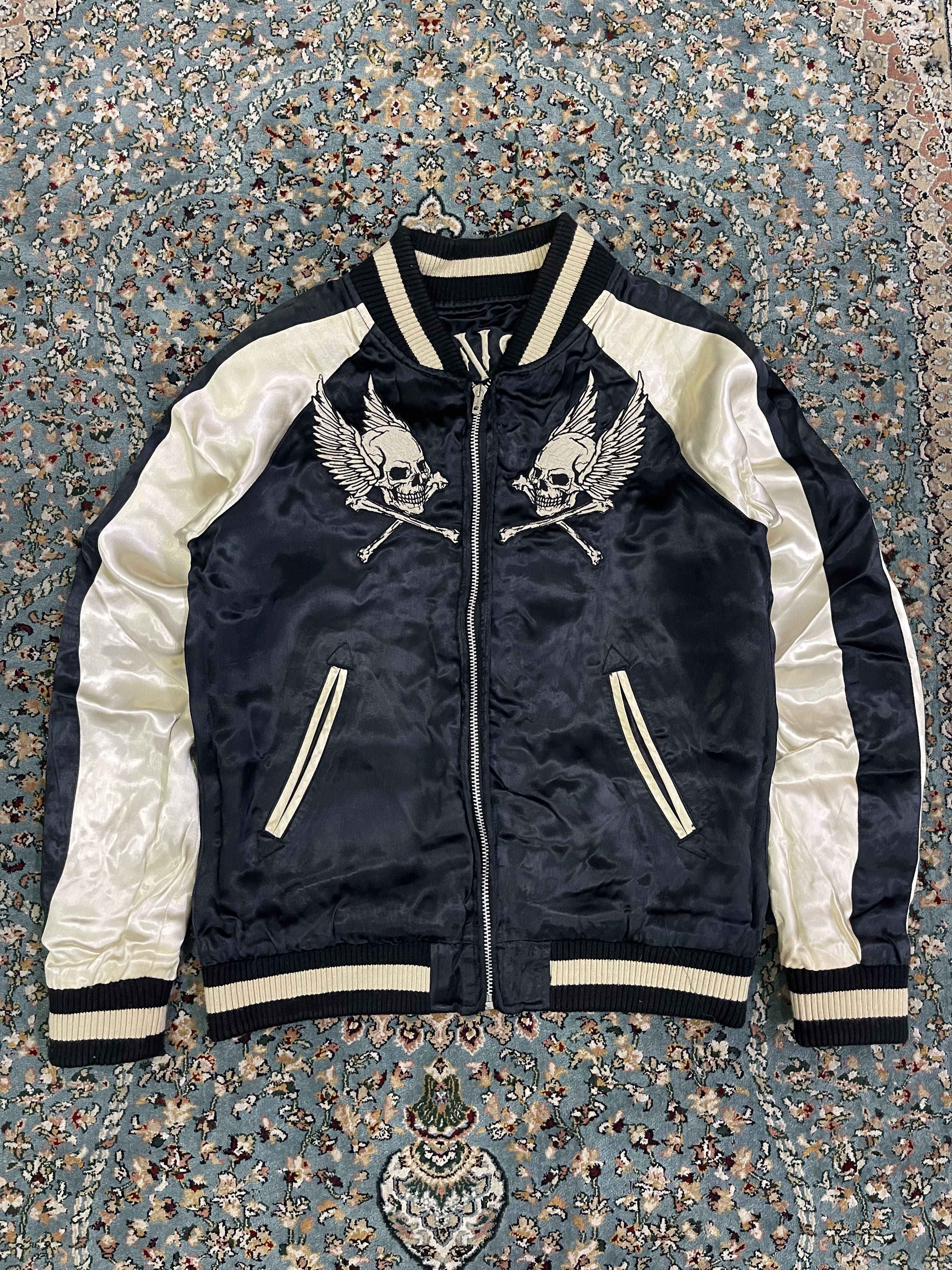 Vanson Leathers RARE Vanson Sukajan Sourvenir Satin Jacket Embroidery Size US S / EU 44-46 / 1 - 4 Thumbnail