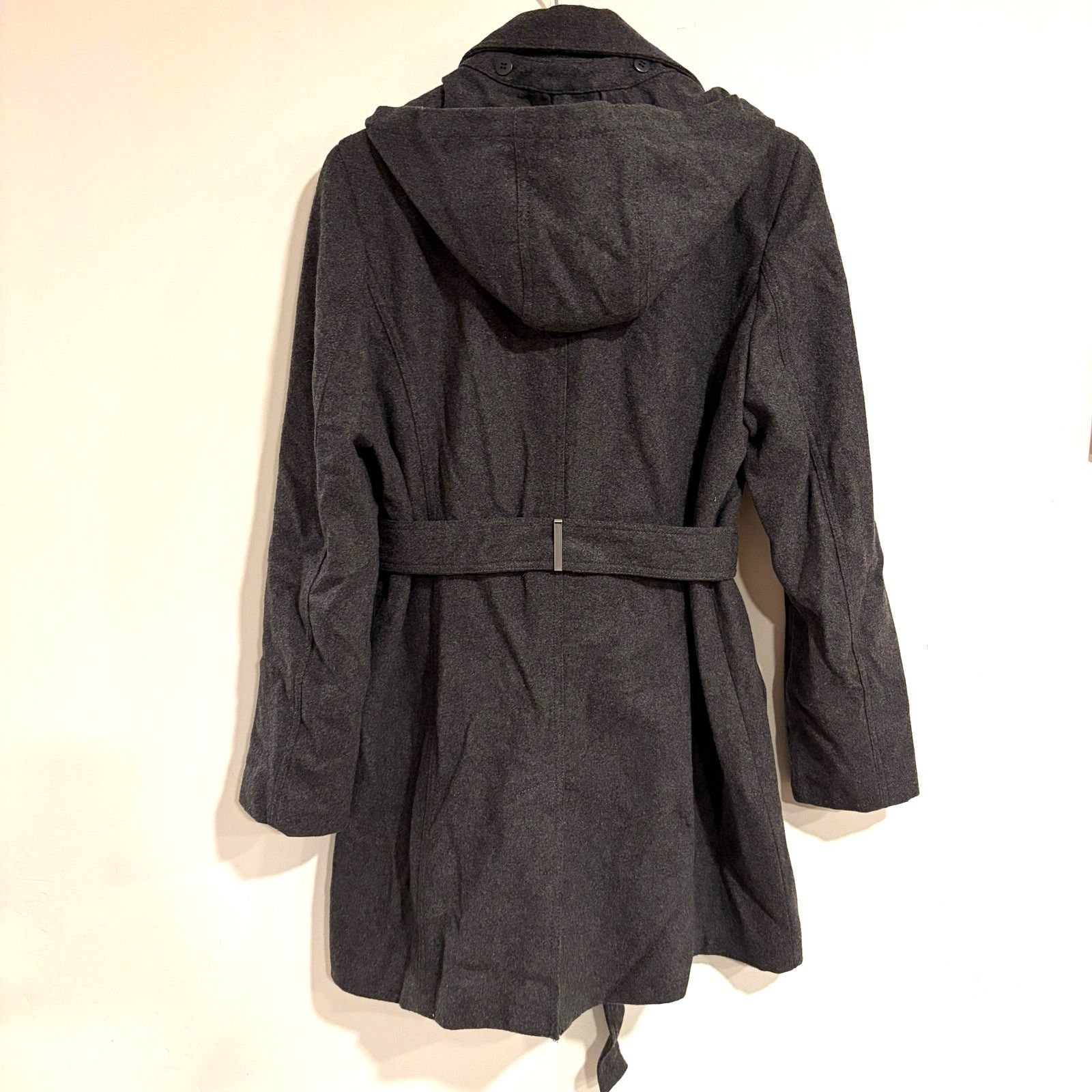 Calvin Klein Calvin Klein Wool Gray Trench Coat Womens M Old Money Size M / US 6-8 / IT 42-44 - 2 Thumbnail
