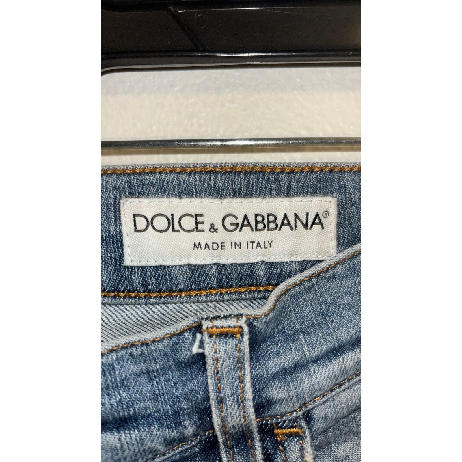 Dolce & Gabbana Dolce & Gabbana straight distressed jeans 32x34 Size US 32 / EU 48 - 1 Thumbnail