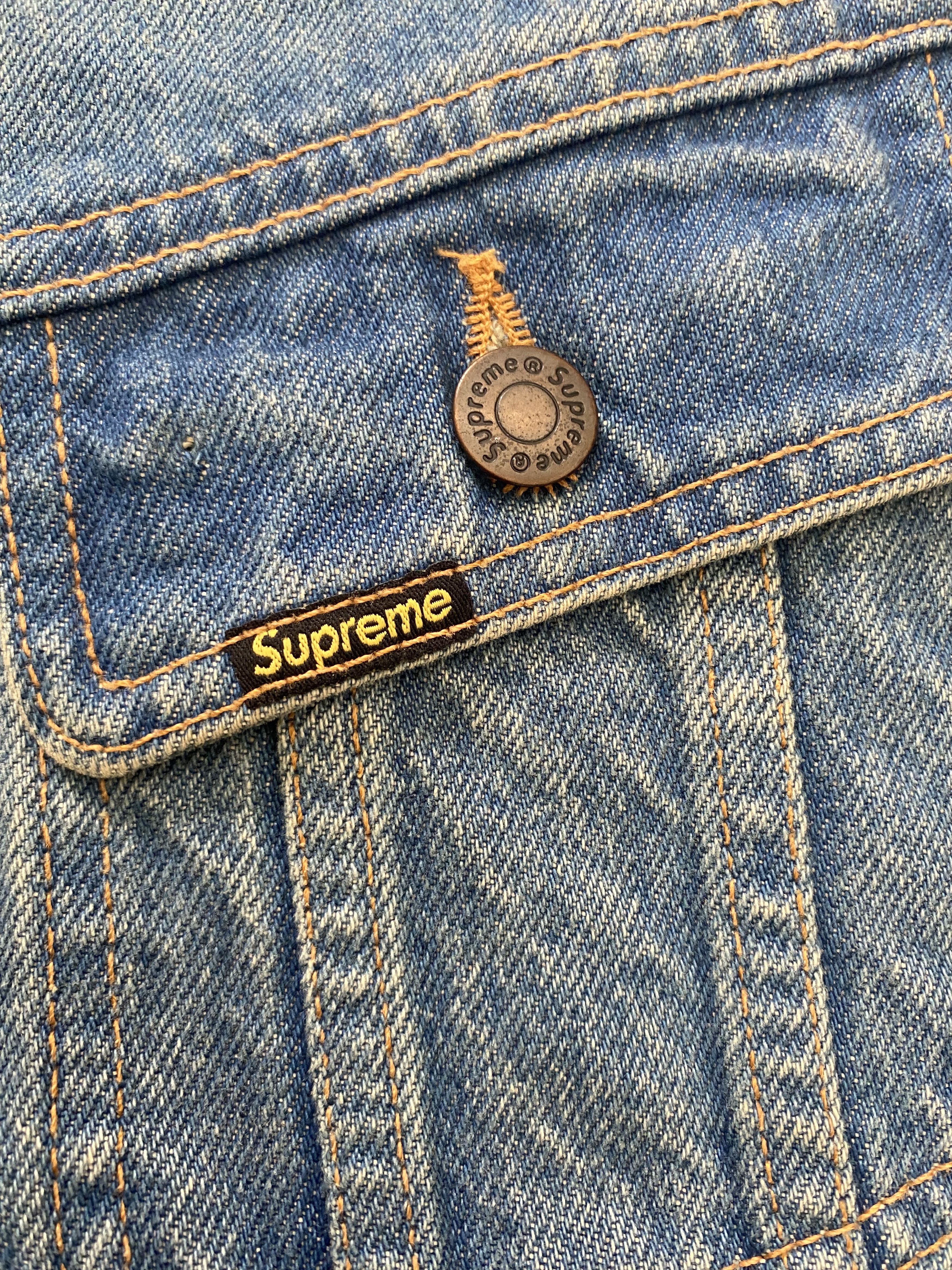 Black Sabbath × Supreme Supreme Black Sabbath Denim Trucker Jacket Size US S / EU 44-46 / 1 - 6 Thumbnail