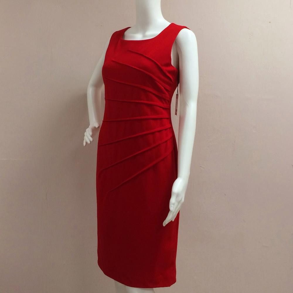 Calvin Klein Calvin Klein Red Dress Size XS / US 0-2 / IT 36-38 - 3 Thumbnail