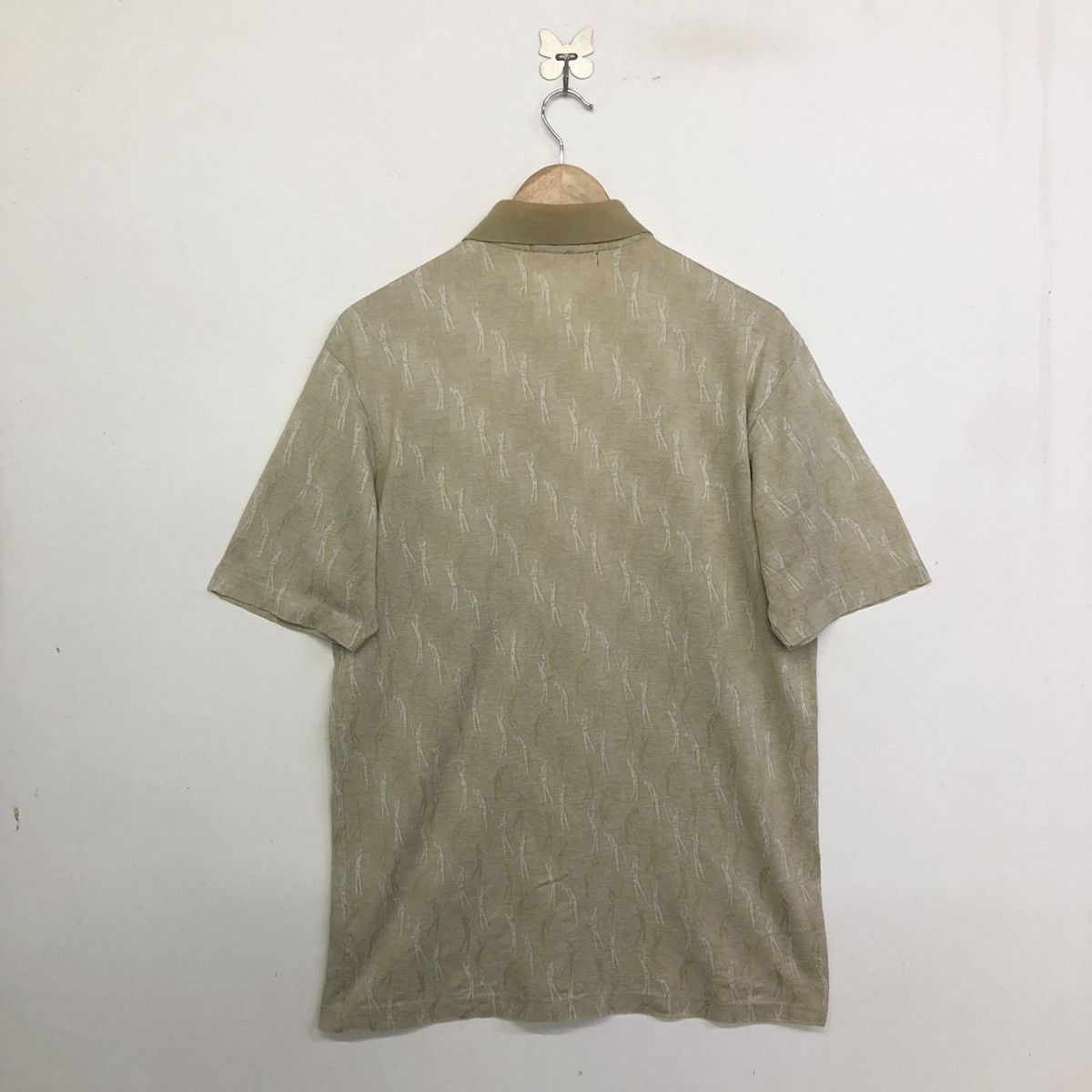 Vintage Vintage Givenchy Monsieur Monogram Polo Tee Size US M / EU 48-50 / 2 - 8 Thumbnail
