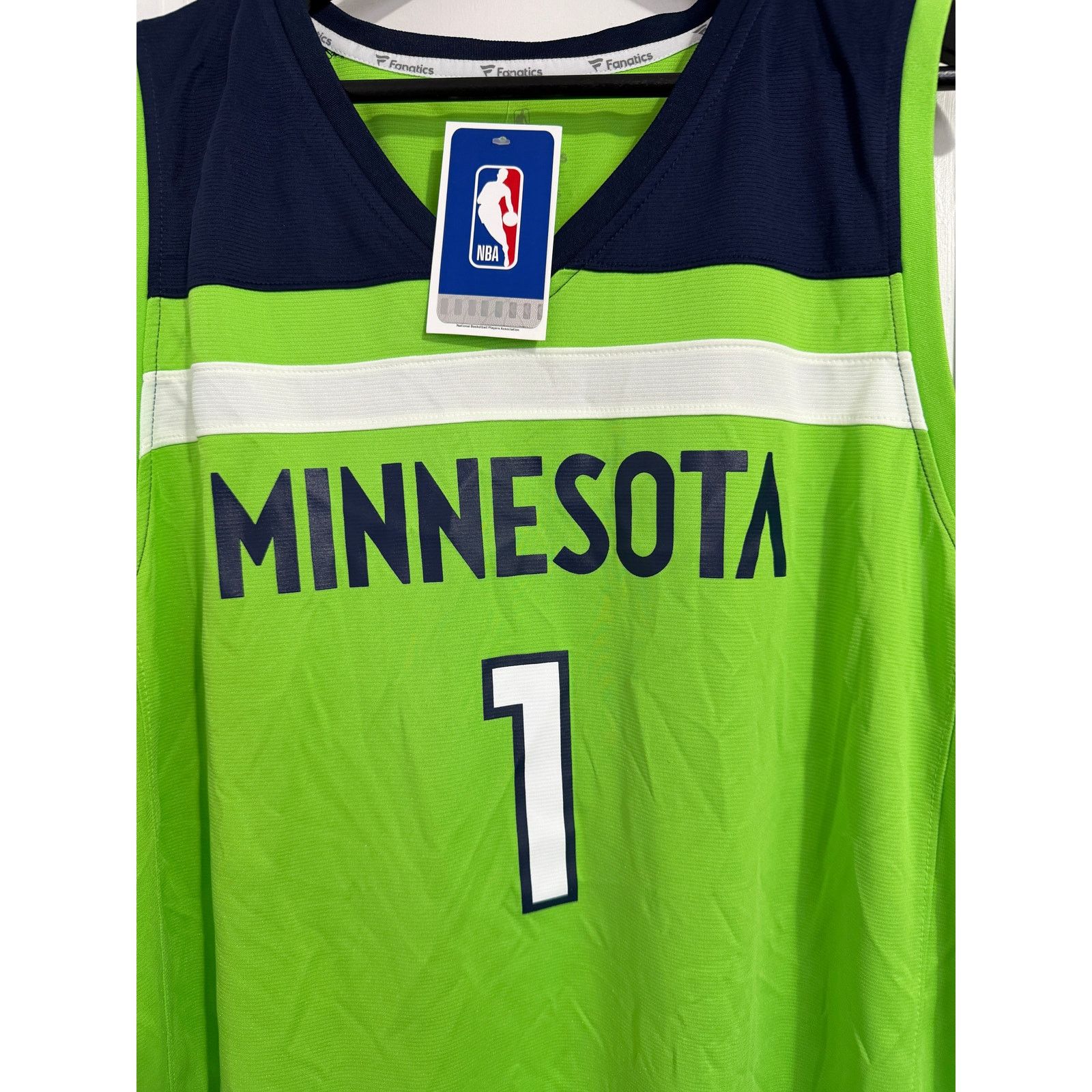 NBA NWT Anthony Edwards Minnesota Timberwolves Jersey Size XL Size US XL / EU 56 / 4 - 4 Thumbnail