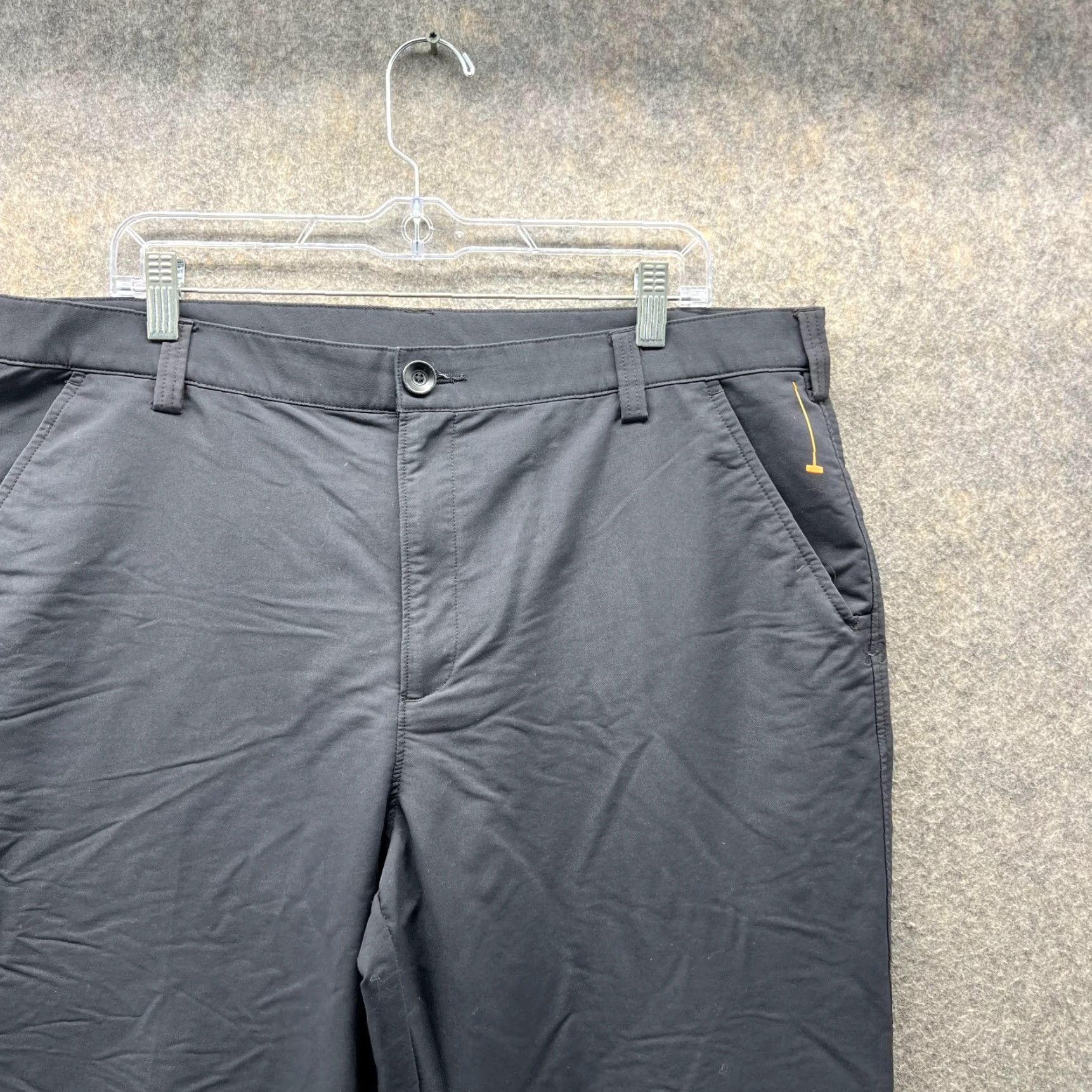 Under Armour VINTAGE Under Armour Pants Men 38x32 Stretch Black Chino Flat Polyester Trousers UA Shirt? Size US 38 / EU 54 - 3 Thumbnail