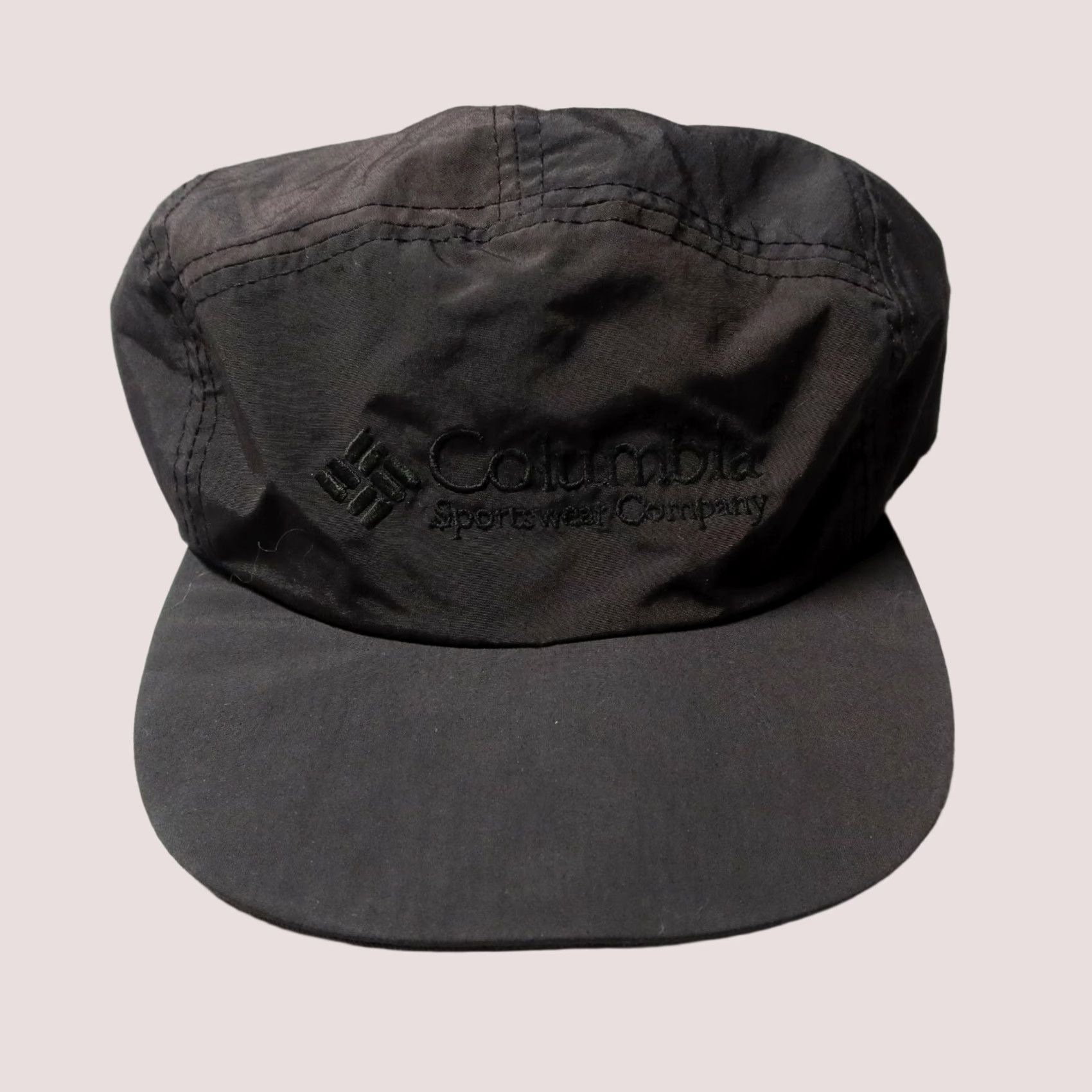Vintage VINTAGE Columbia Hat Mens Small Black Waterproof Logo 90s Course Size ONE SIZE - 1 Thumbnail