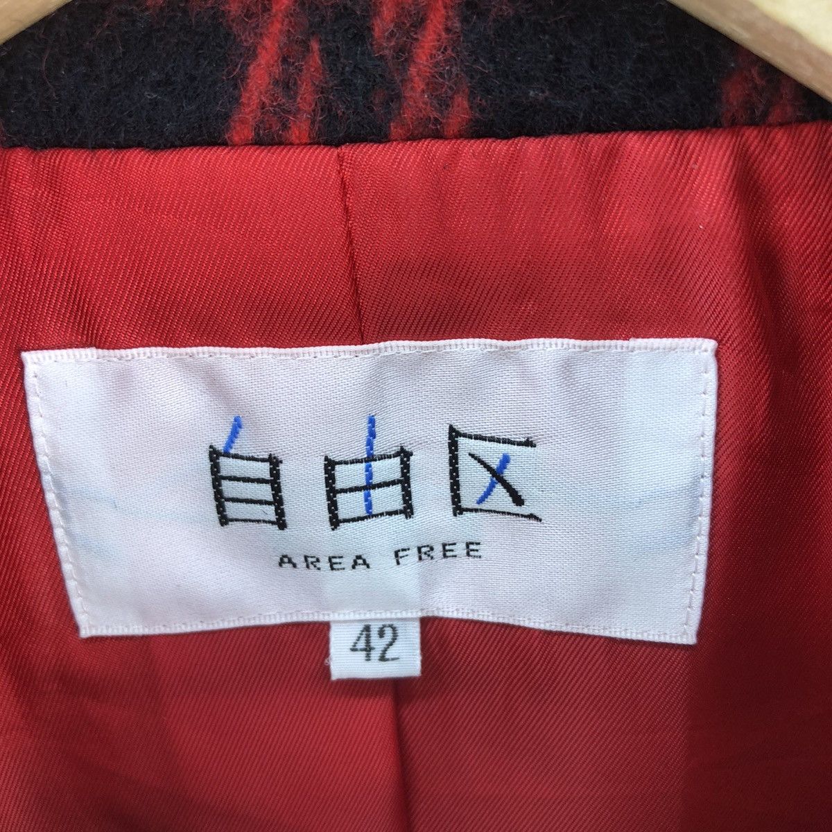Japanese Brand Double Breasted Plaid Wool Jacket