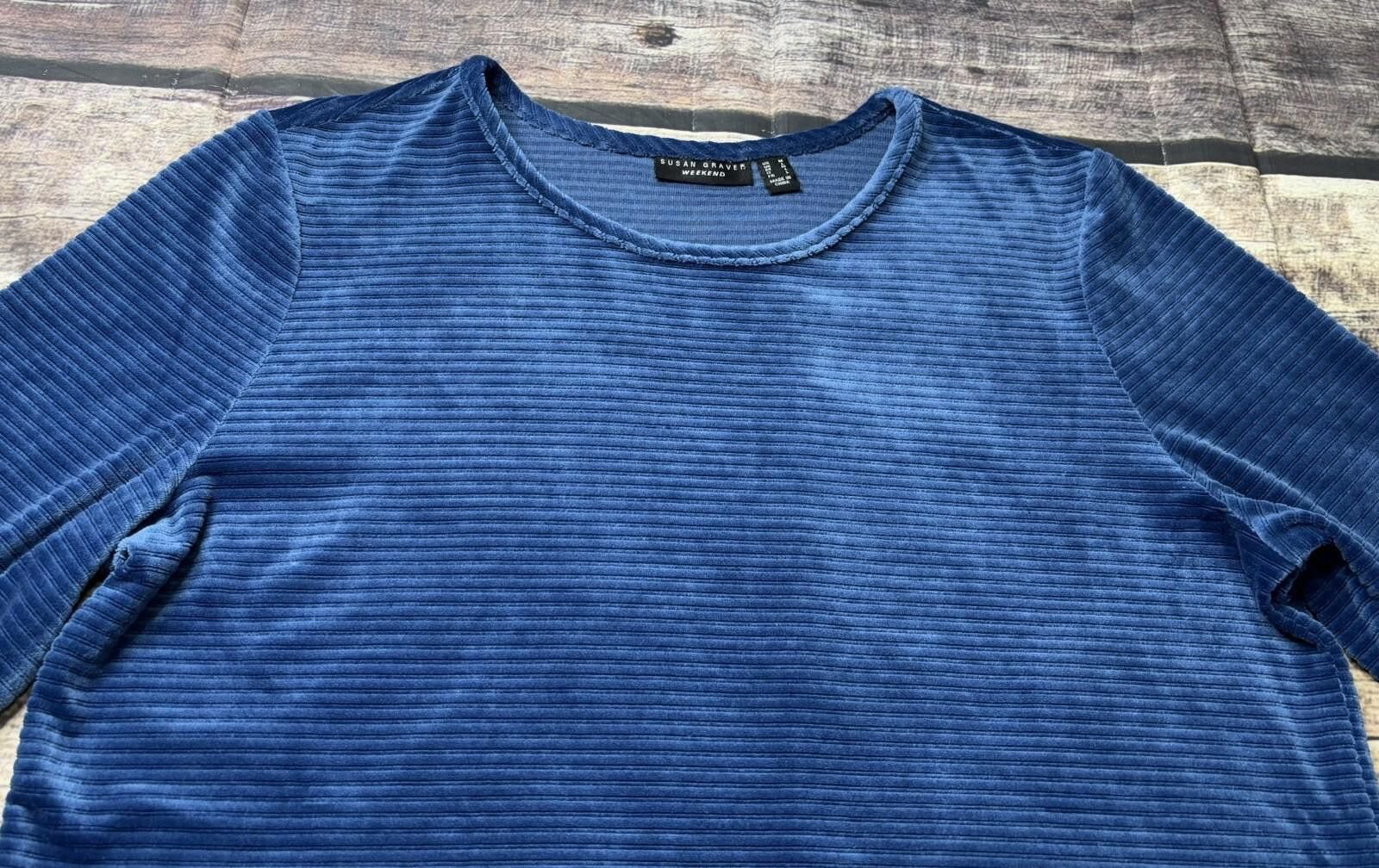 Other Susan Graver Weekend Top Women's Medium Ribbed Size M / US 6-8 / IT 42-44 - 4 Thumbnail