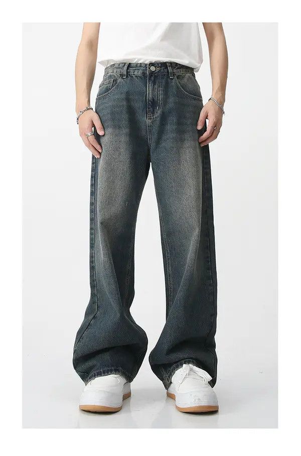 Japanese Brand Hazuki x Haya Casual straight-leg vintage distressed jeans Size US 32 / EU 48 - 2 Thumbnail