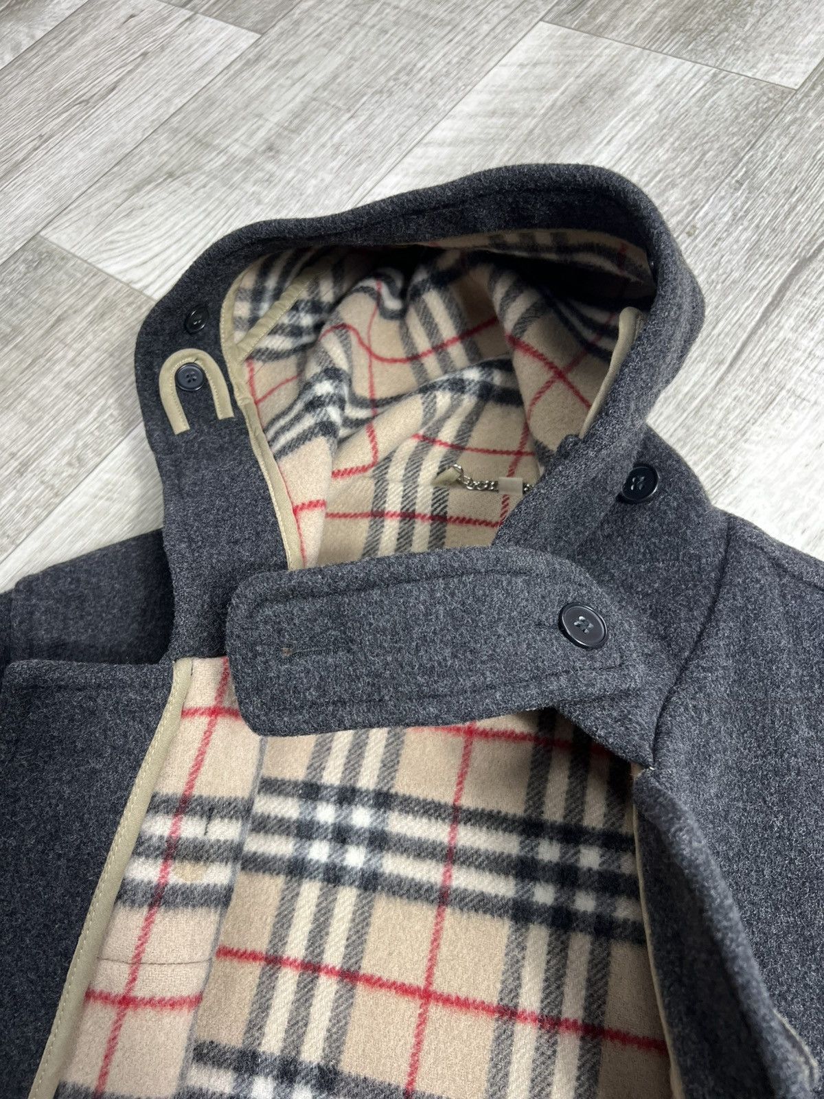 Burberry Vintage Burberry Wool Coat Luxury Old Money London Size US L / EU 52-54 / 3 - 9 Thumbnail