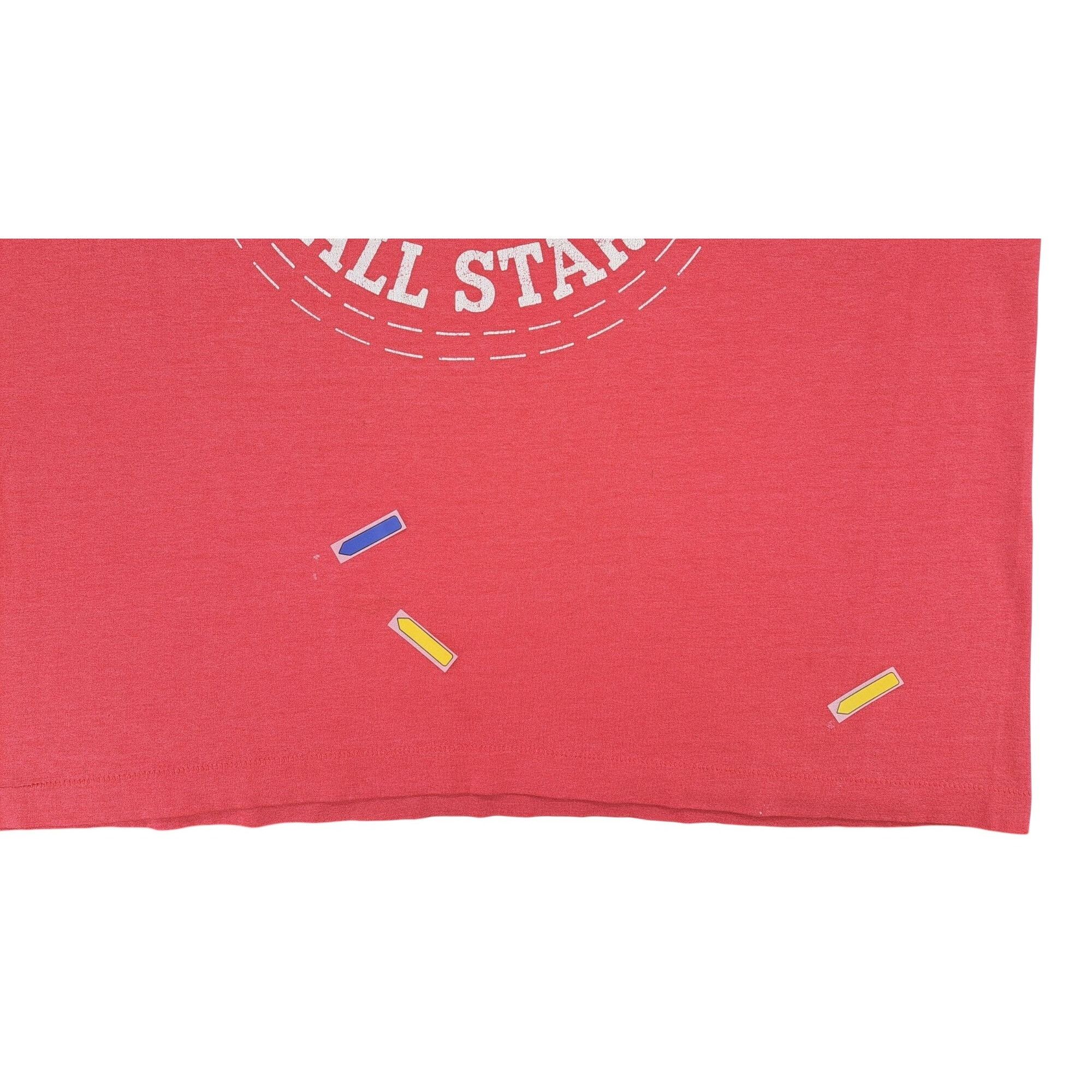 Converse Vintage Converse All Star Chuck Taylor Red Graphic T-Shirt Size US XXL / EU 58 / 5 - 10 Thumbnail