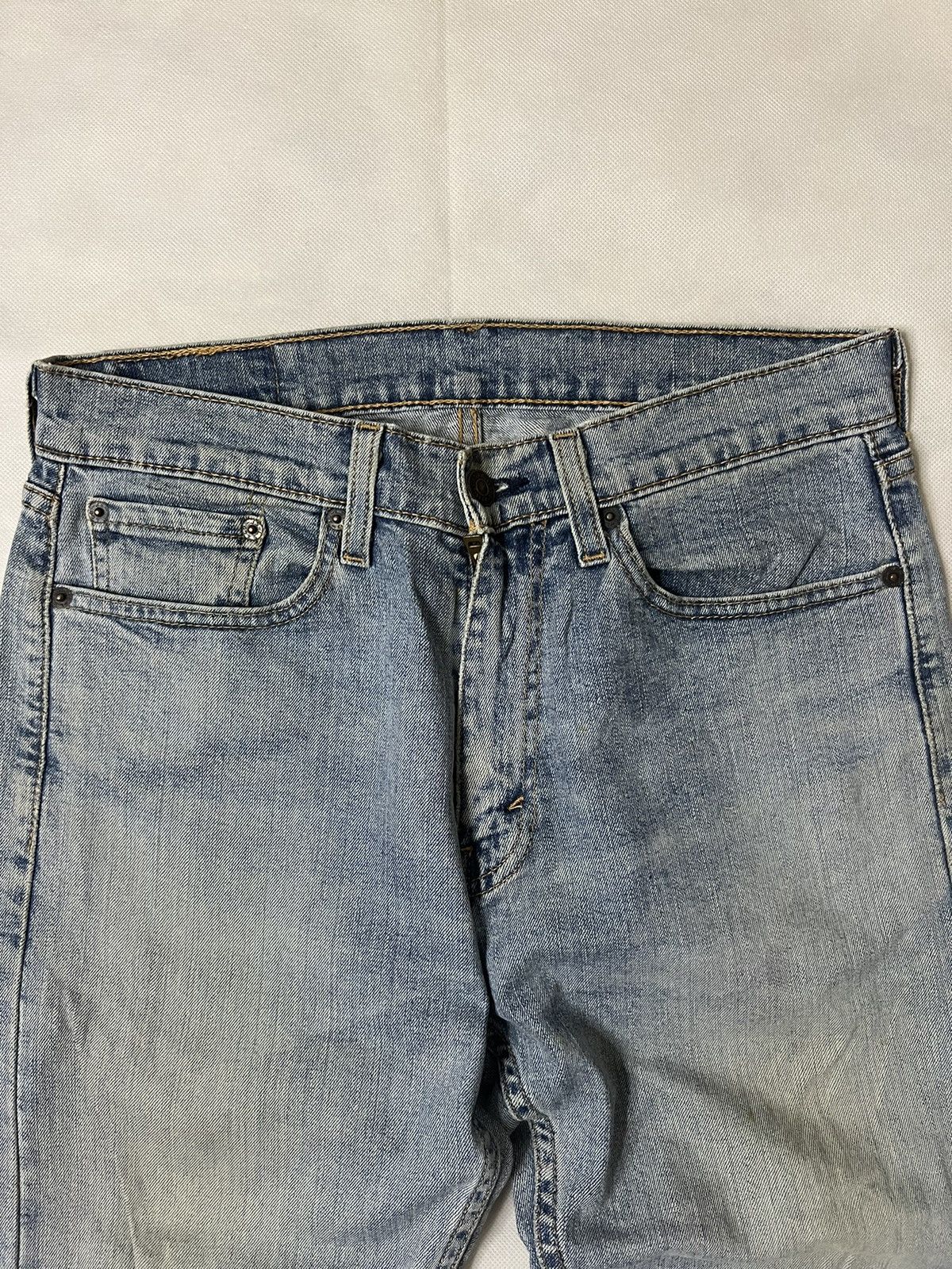 Levi's Vintage Levis 505 Blue Wash Distressed Denim Size US 30 / EU 46 - 13 Thumbnail
