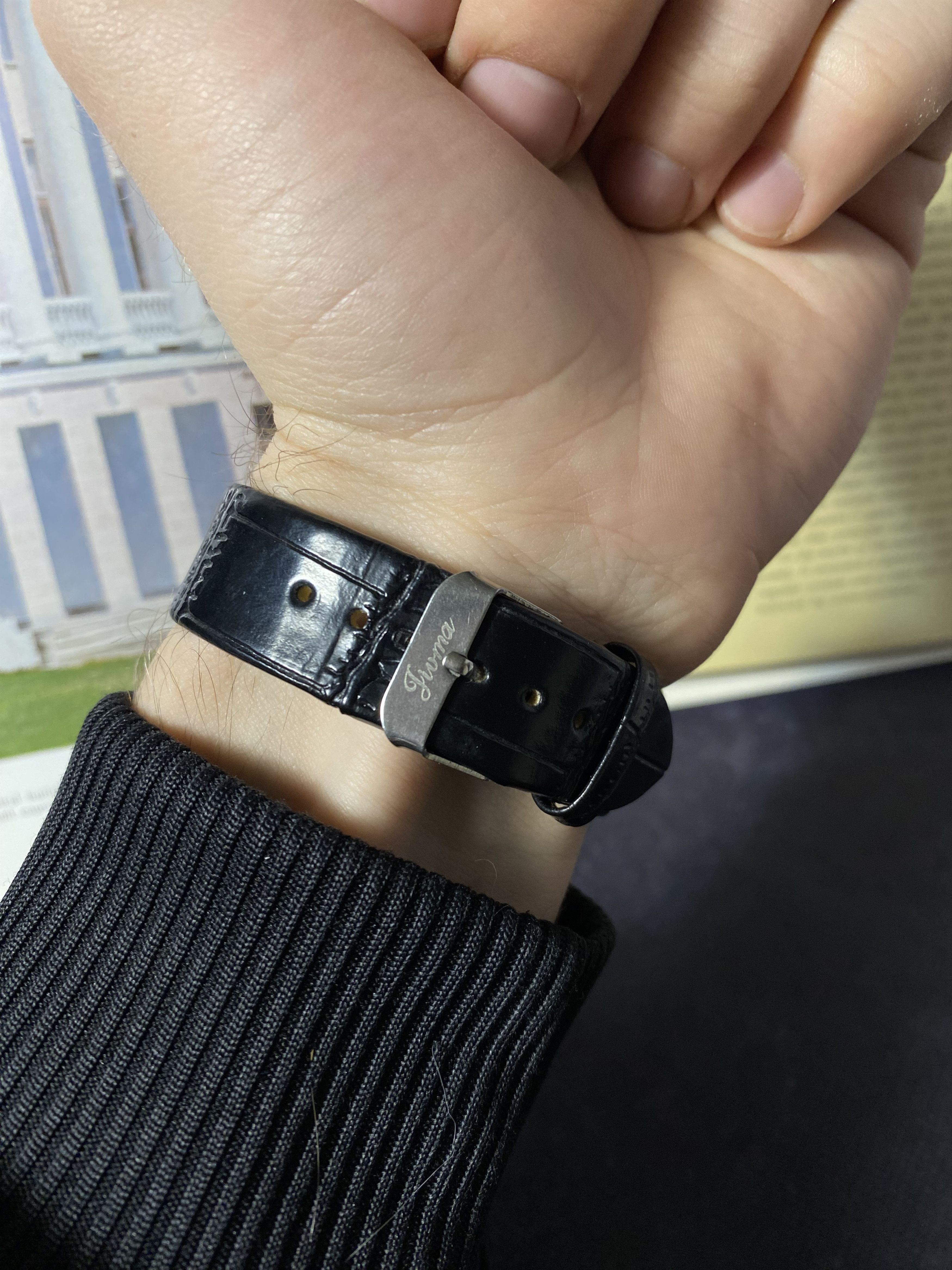 Jewelry × Vintage Elegant Watch with Leather Strap, Perfect Gift Size ONE SIZE - 8 Thumbnail