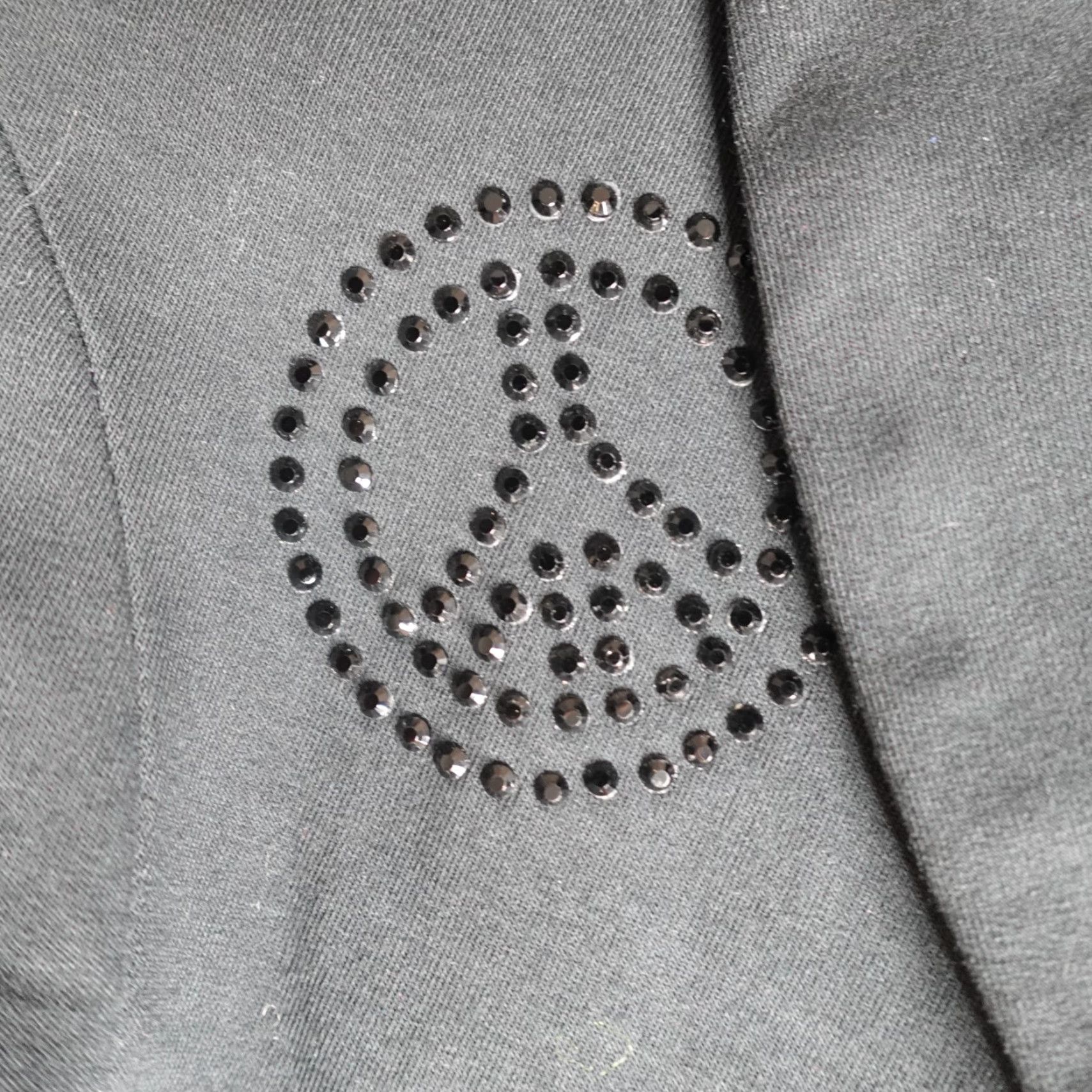 Moschino Love Moschino Womens Blazer 10 Black Bomber Bling Size L / US 10 / IT 46 - 3 Thumbnail