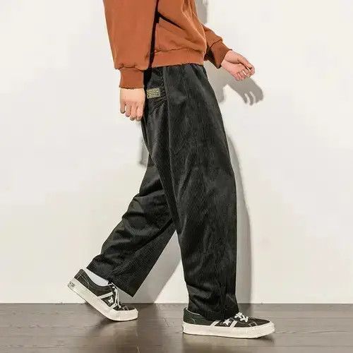 Other Black Corduroy Pants Size US 32 / EU 48 - 3 Thumbnail