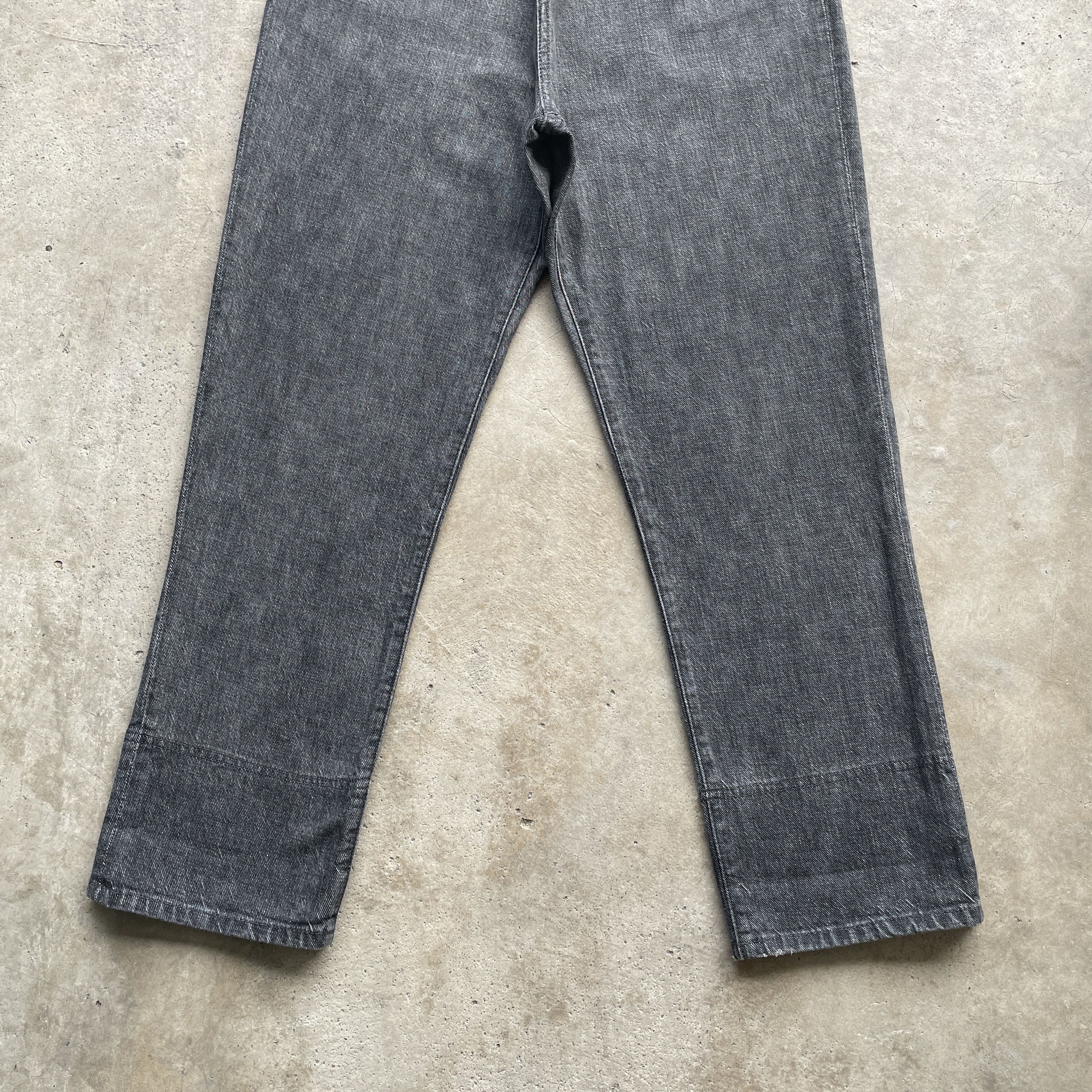 Yohji Yamamoto W30 VINTAGE YOHJI YAMAMOTO Y’S BLACK JEANS FADED DENIM PANTS Size US 30 / EU 46 - 4 Thumbnail