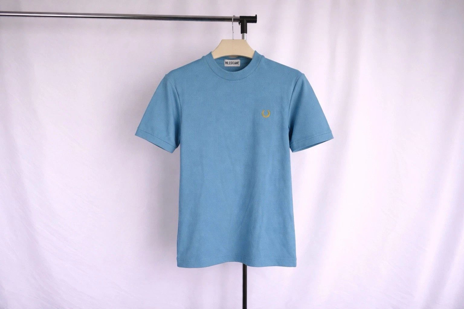 Fred Perry Designer Fred Perry x Miles Kane M Tee – Light Blue, Limited Size US S / EU 44-46 / 1 - 1 Thumbnail