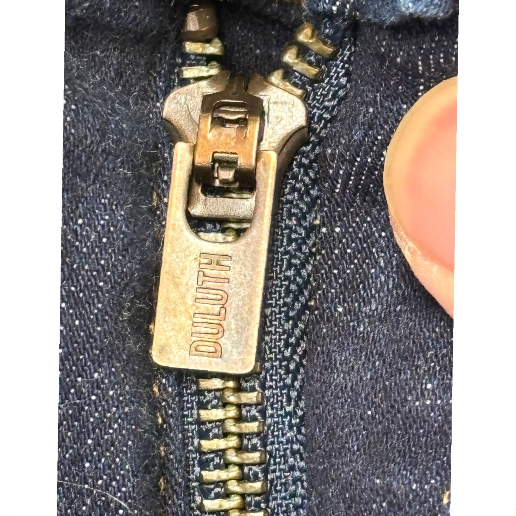 Duluth Trading Company Duluth Trading Co Jeans Dark Wash Bootcut Denim Stretch Cotton Womens 18W 31in Inseam Slim/Regular Rise Zip Button Pockets Size 40" / US 18 - 3 Thumbnail