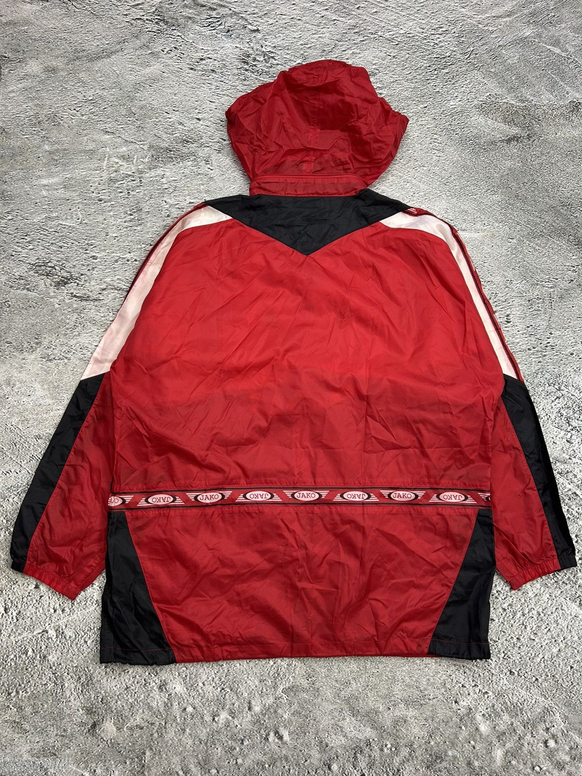 Vintage Jako vintage Track Jacket black white red 90s Size US XL / EU 56 / 4 - 9 Thumbnail