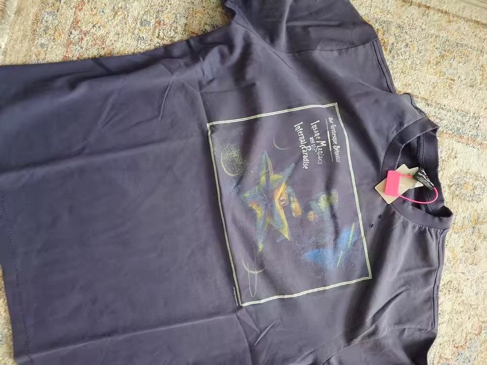 Vintage Washed Blue Smashing Pumpkin Graphics Printed T Shirt Size US S / EU 44-46 / 1 - 7 Thumbnail