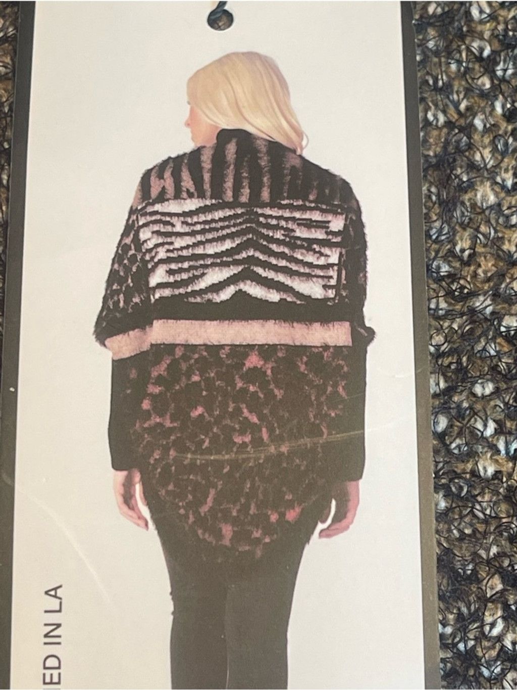 Other NWT Max Sport LA S/M Mixed Animal Print Fuzzy Cardigan Goth Size S / US 4 / IT 40 - 13 Thumbnail