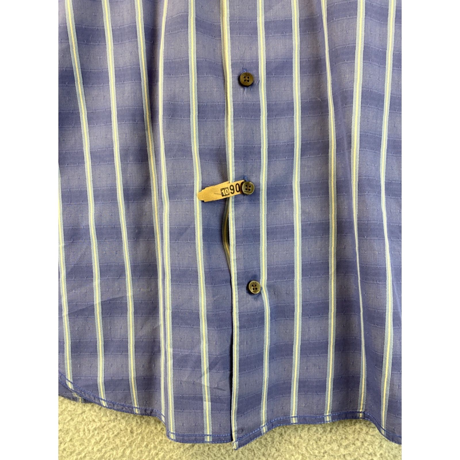 Tommy Bahama Men's Long Sleeve Dress Shirt M Blue / 77-19