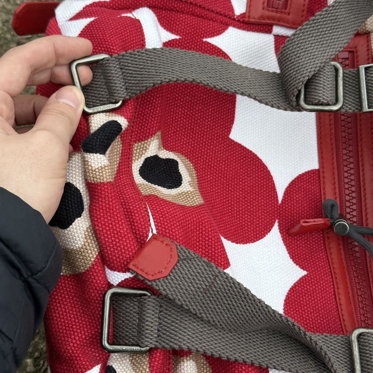 Dolce & Gabbana DOLCE & GABBANA POPPY Canvas Leather Multipocket Backpack Size ONE SIZE - 11 Thumbnail