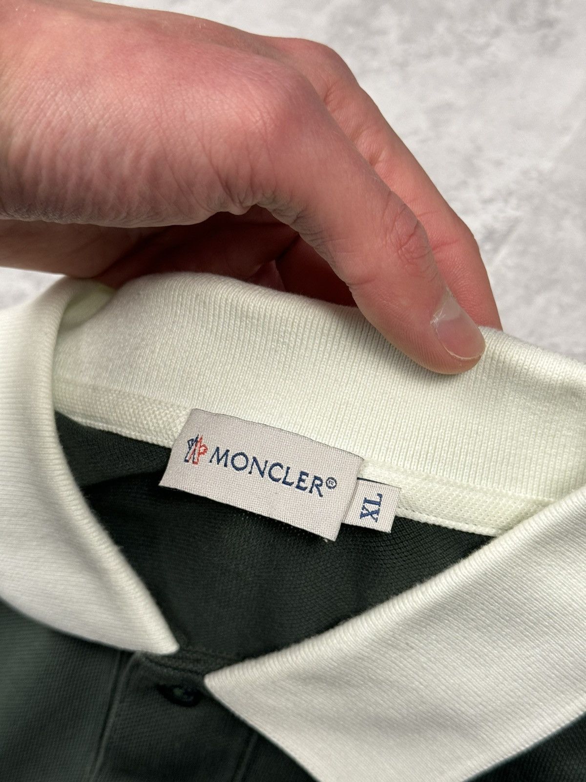 Moncler Moncler Polo T-shirt Green Size XL Size US XL / EU 56 / 4 - 13 Thumbnail