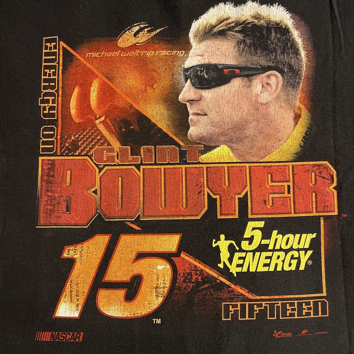 Chase Authentics Clint Bowyer #15 Chase Authentics Vintage T Shirt (2012) Size US XXL / EU 58 / 5 - 4 Thumbnail